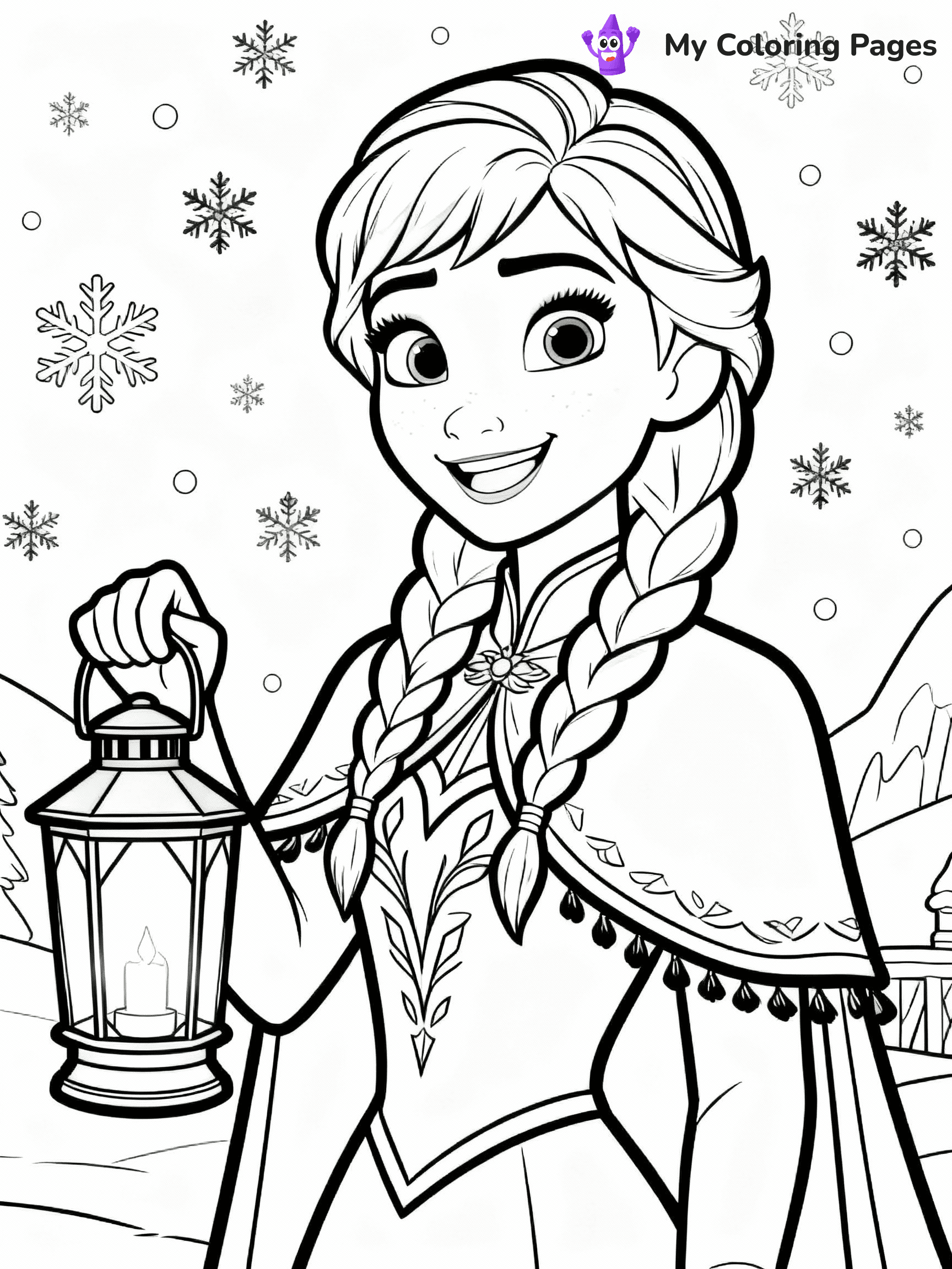 Anna Coloring Pages - 22