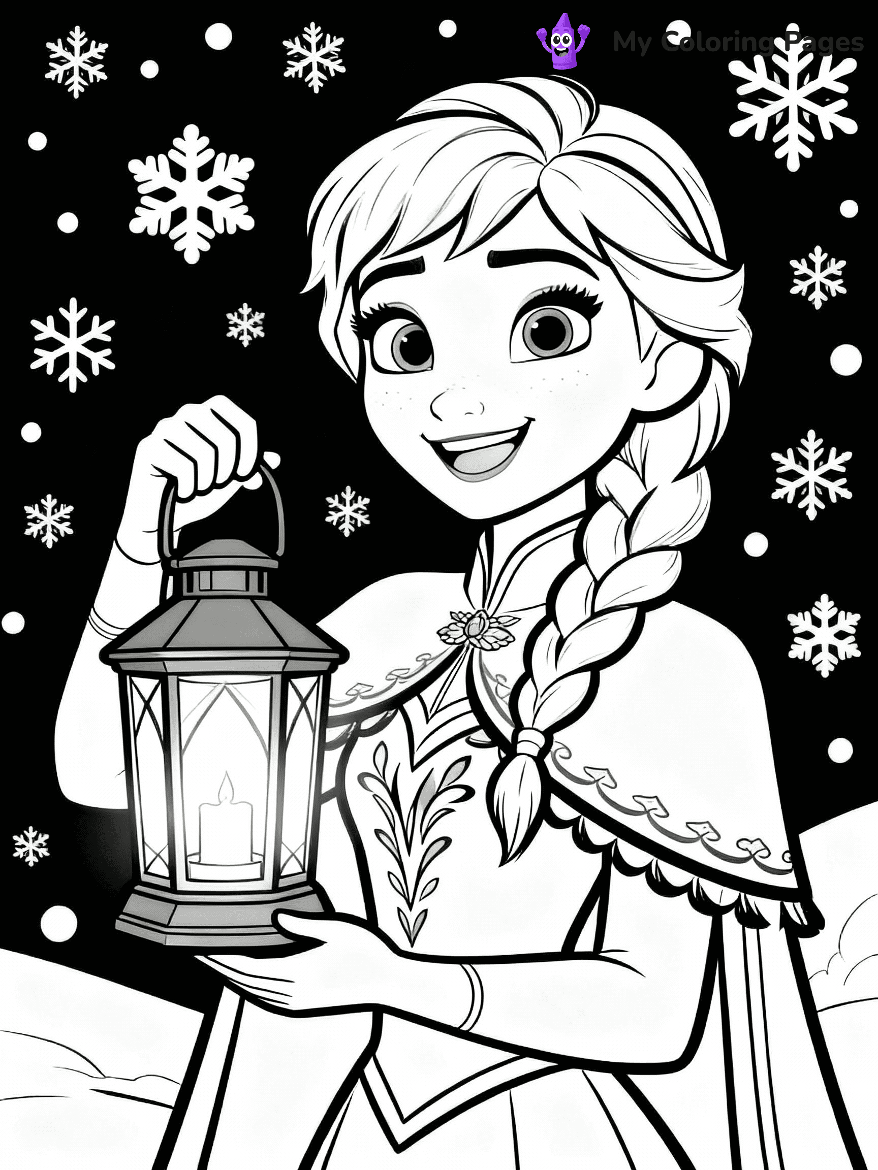 Anna Coloring Pages - 21