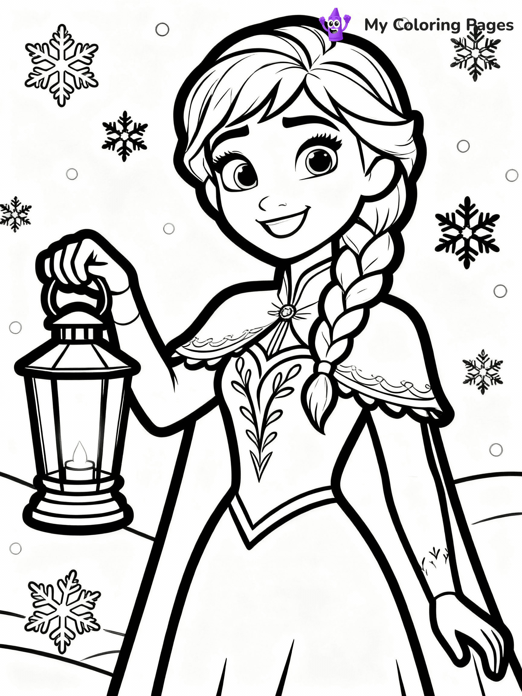 Anna Coloring Pages - 18