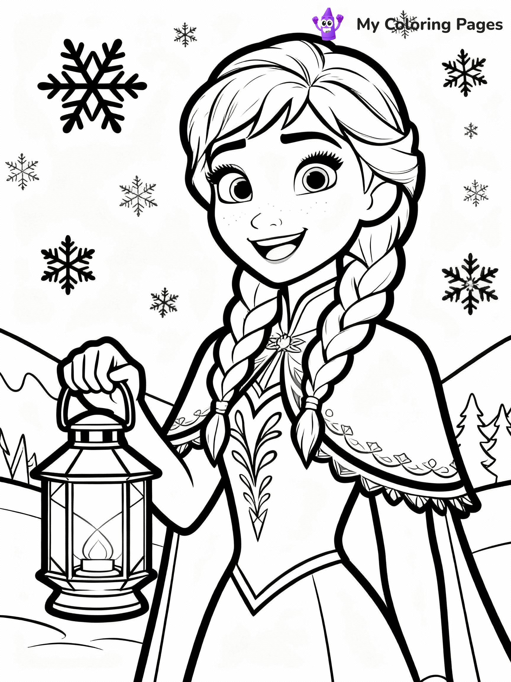 Anna Coloring Pages - 16