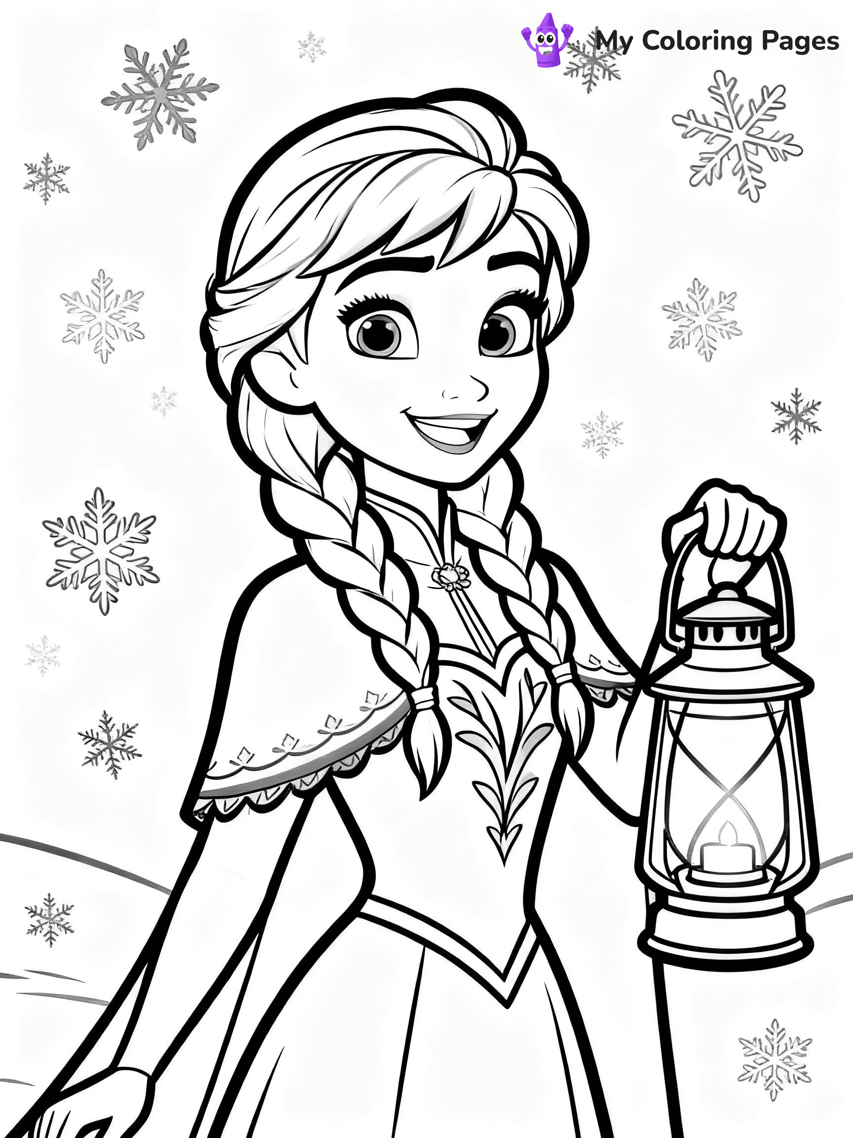 Anna Coloring Pages - 15