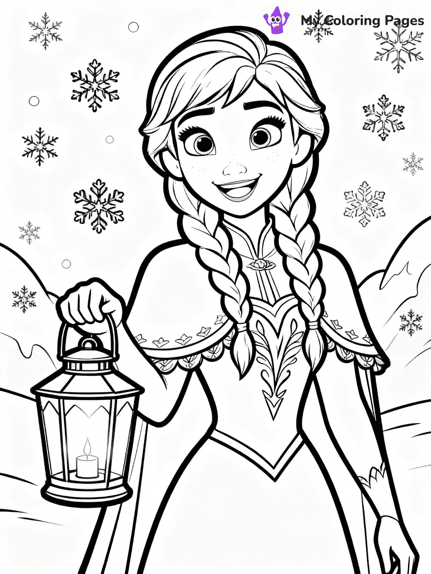 Anna Coloring Pages - 14