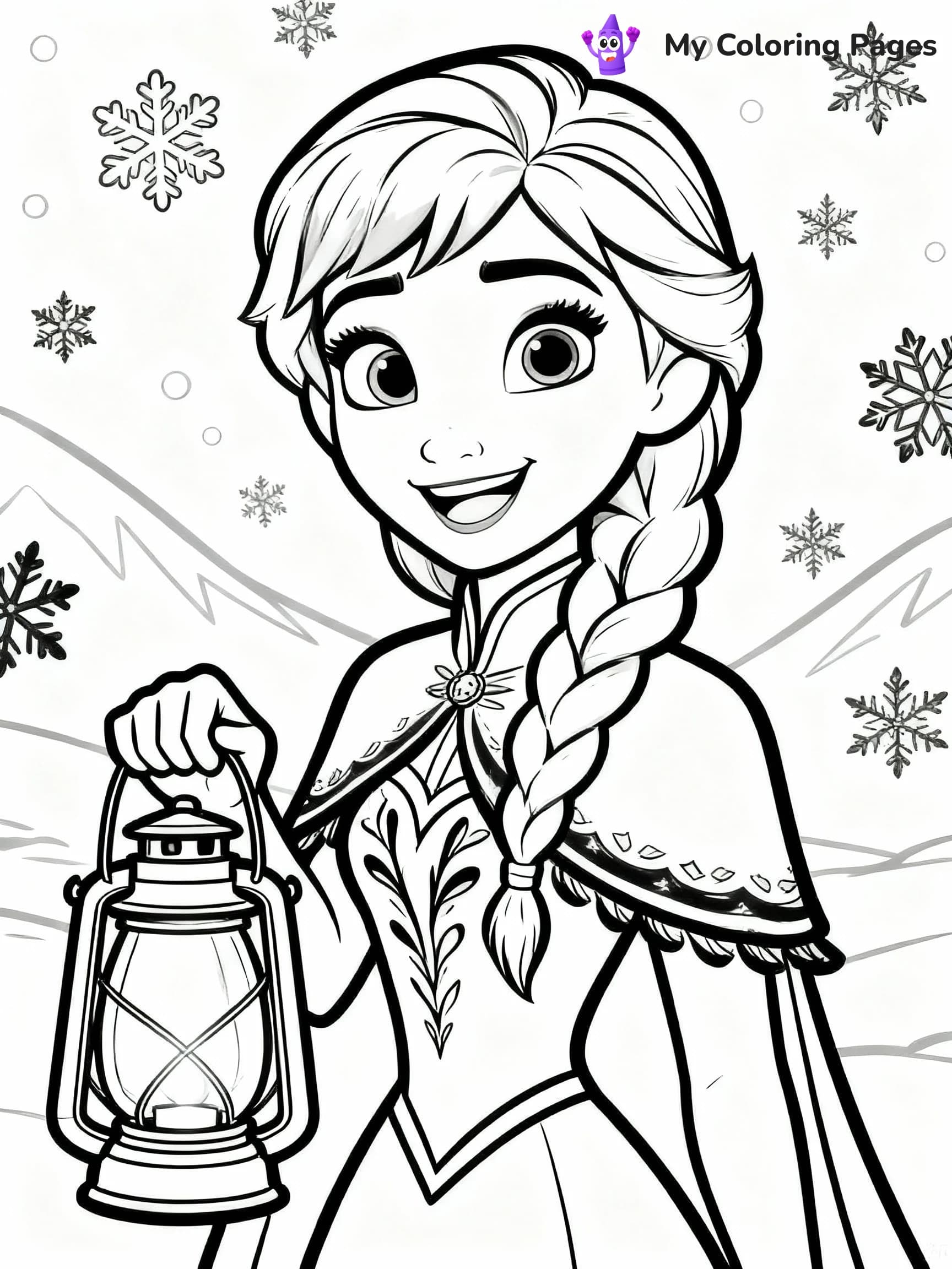 Anna Coloring Pages - 13