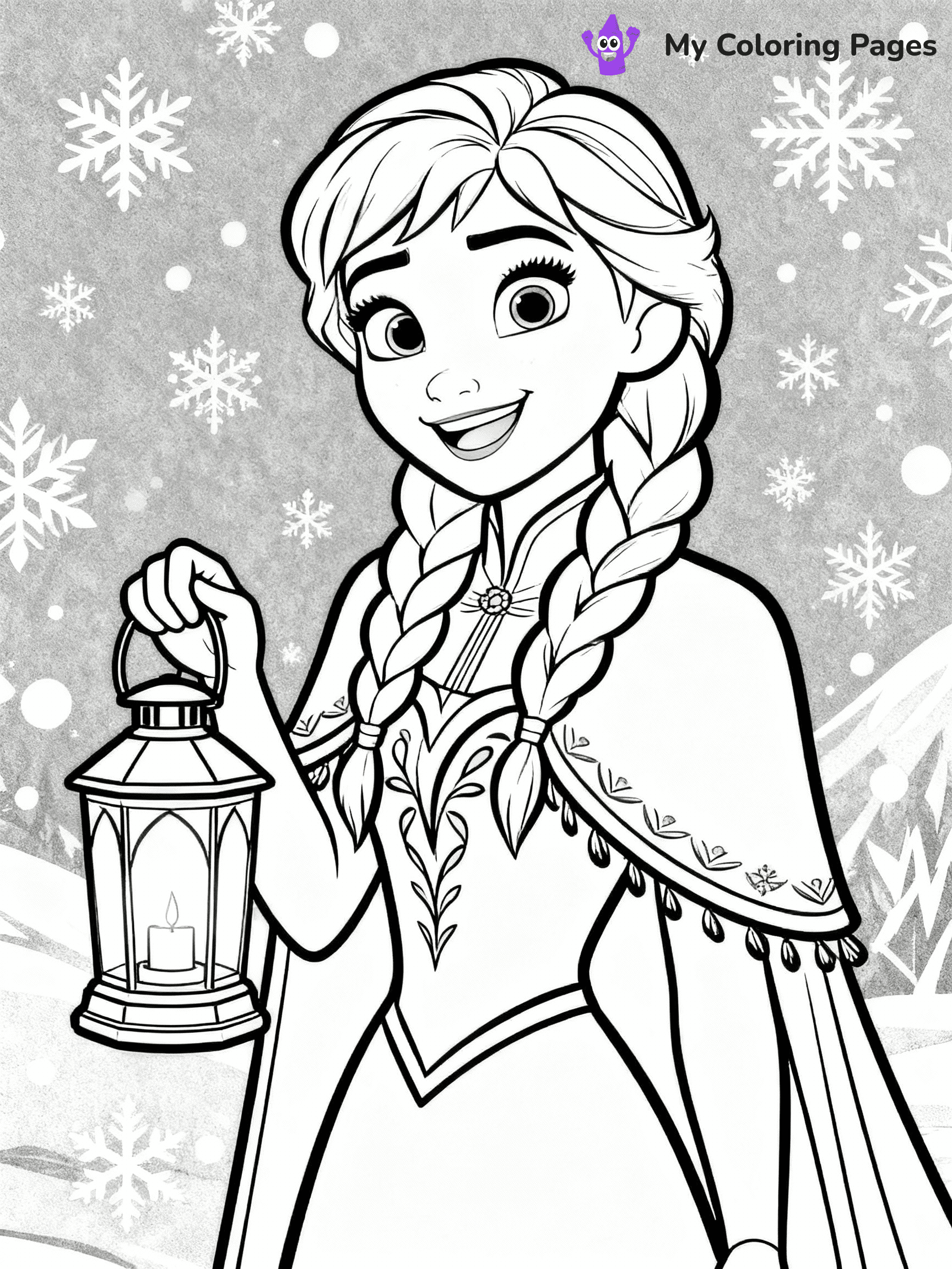 Anna Coloring Pages - 11