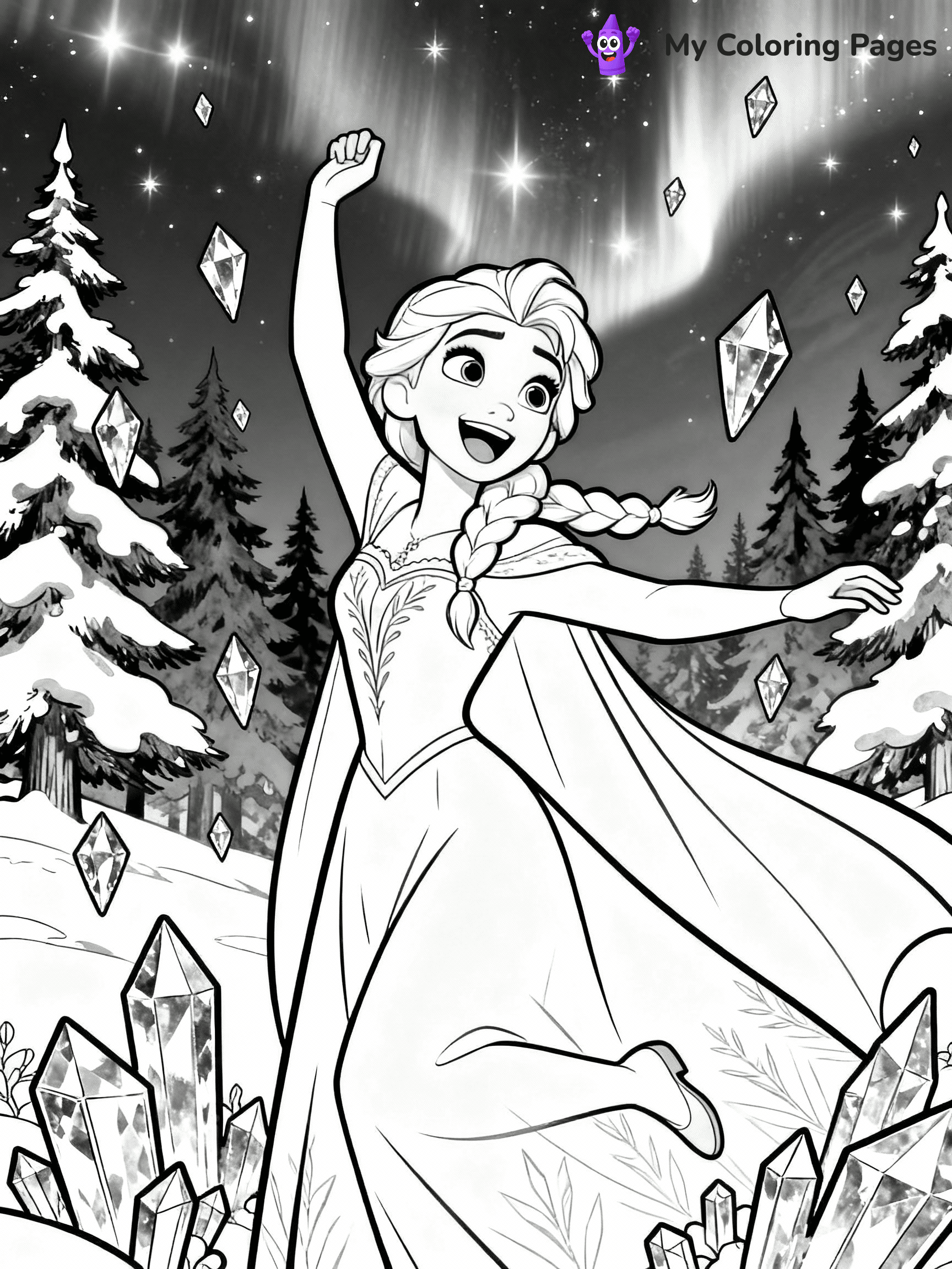 Anna Coloring Pages - 5