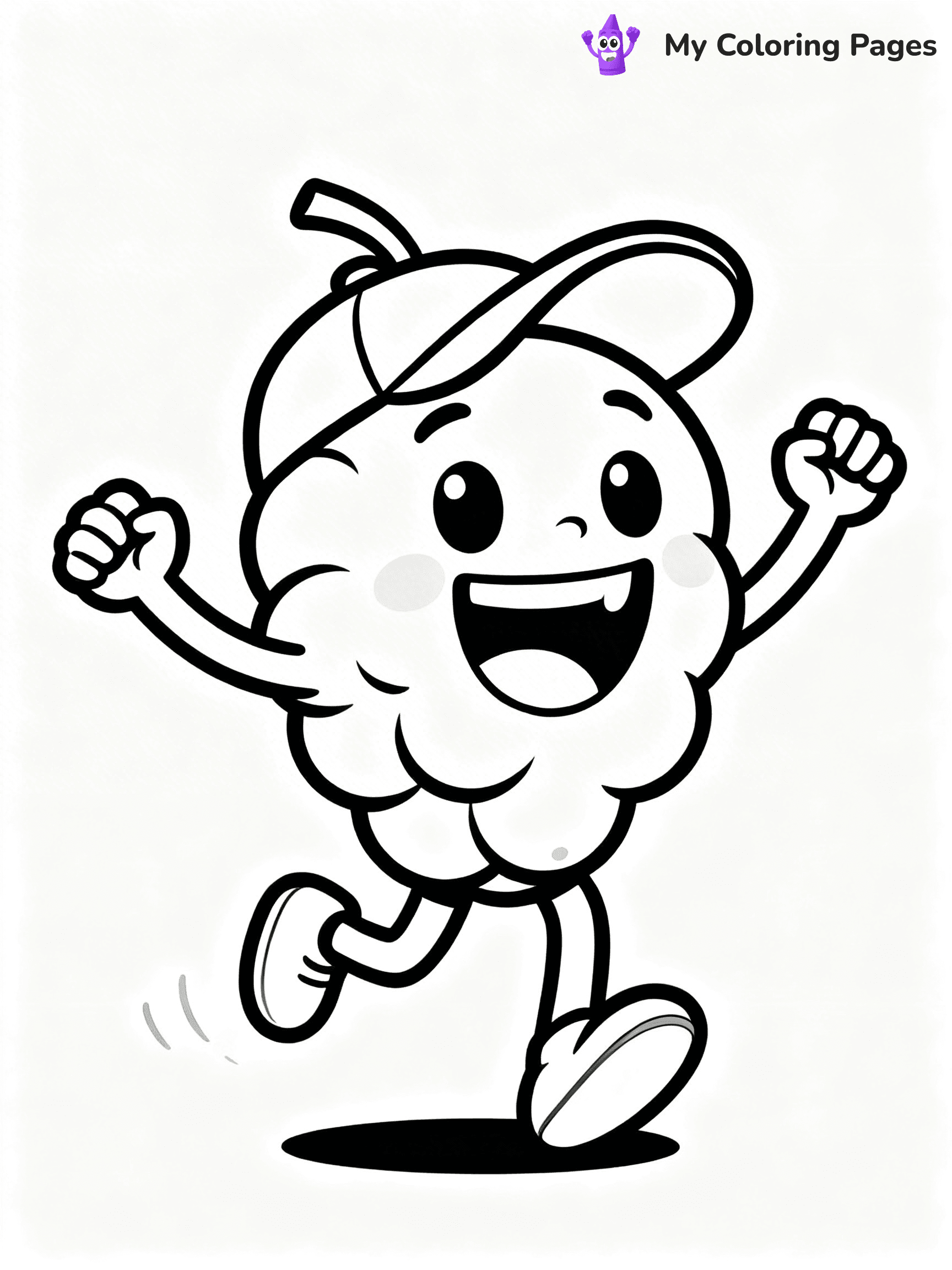 Grapes Coloring Pages - 1