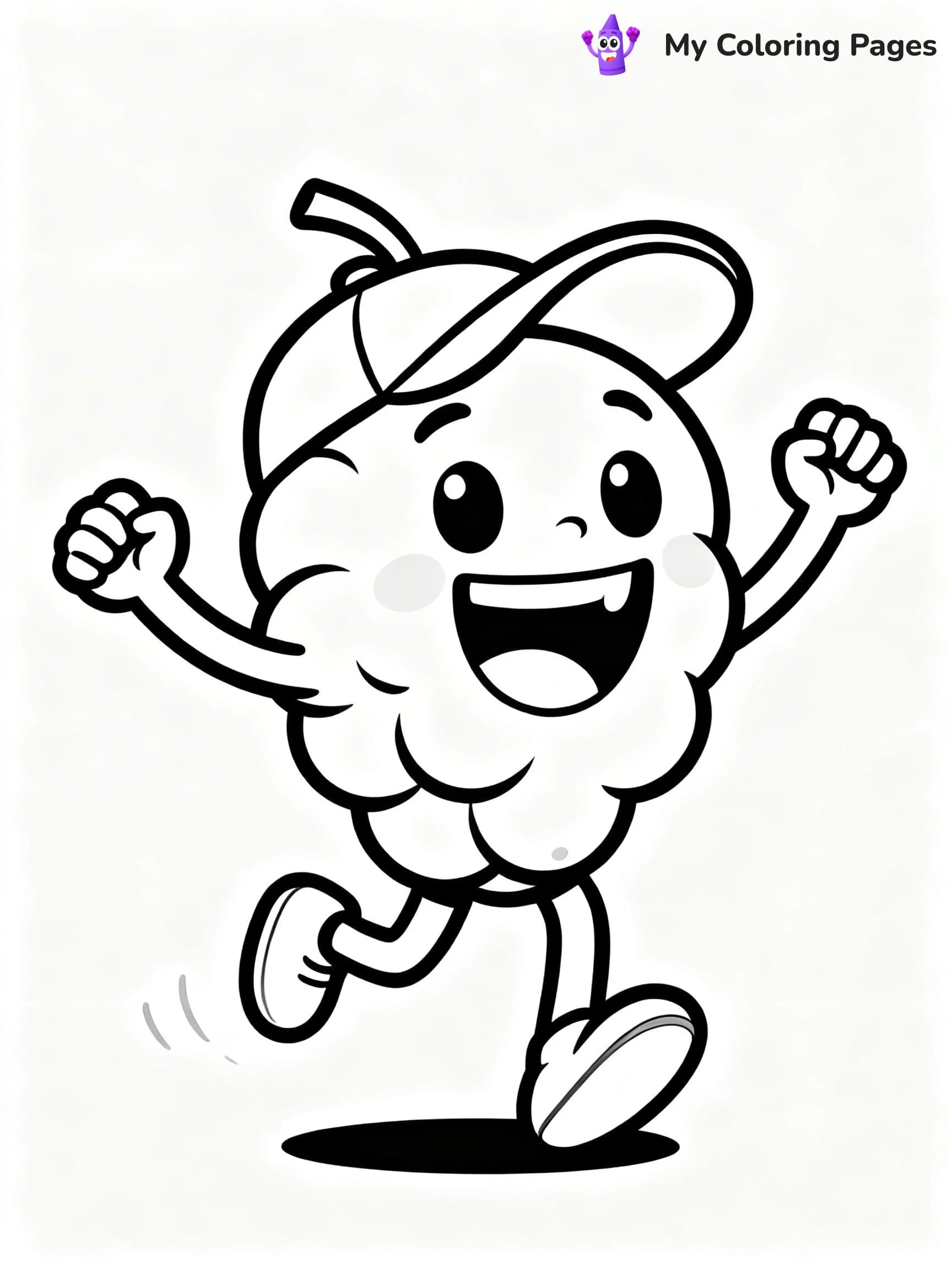 Grapes Coloring Pages - 1