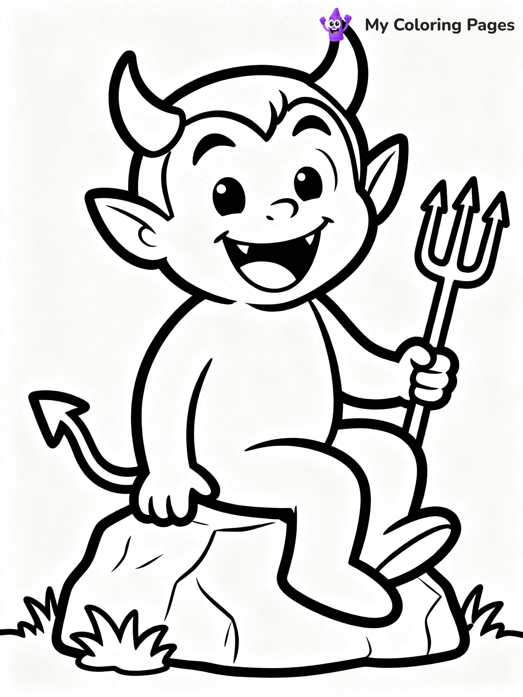 Devil Coloring Pages - 79