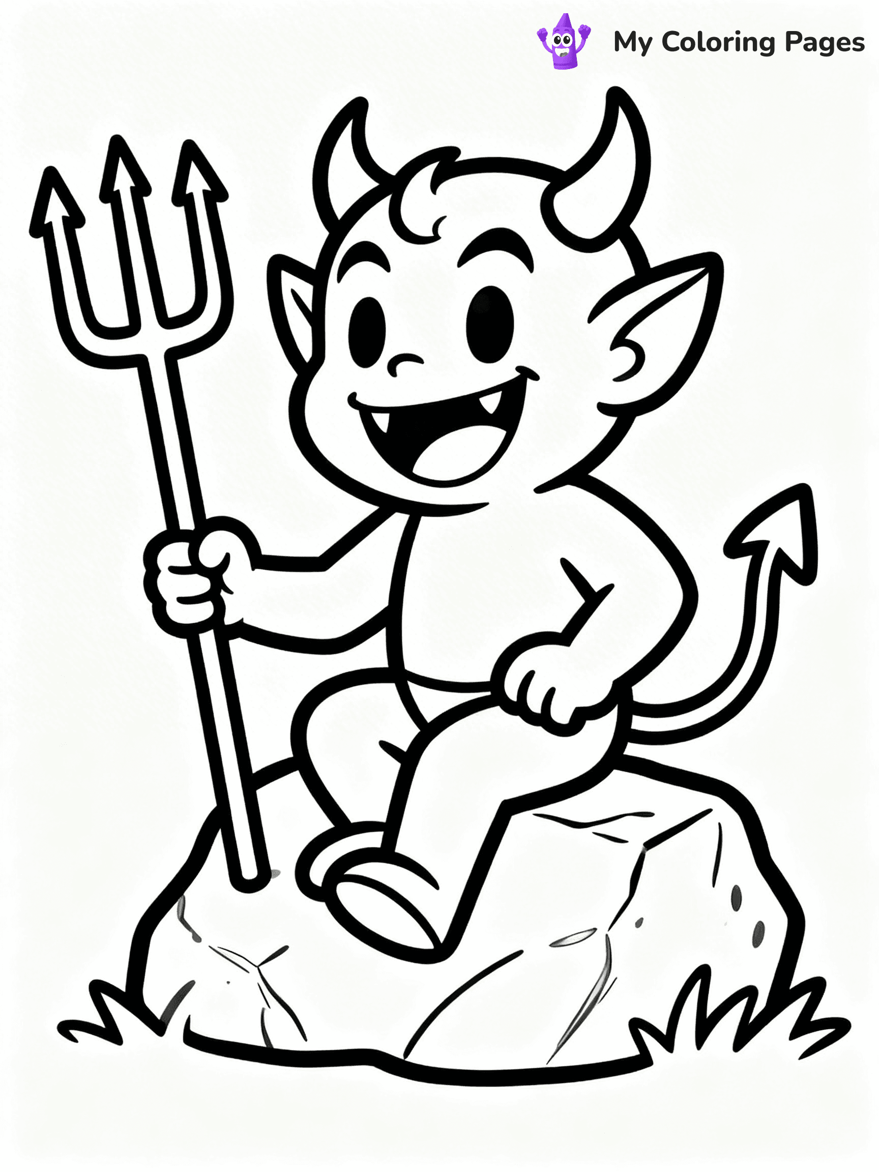 Devil Coloring Pages - 78