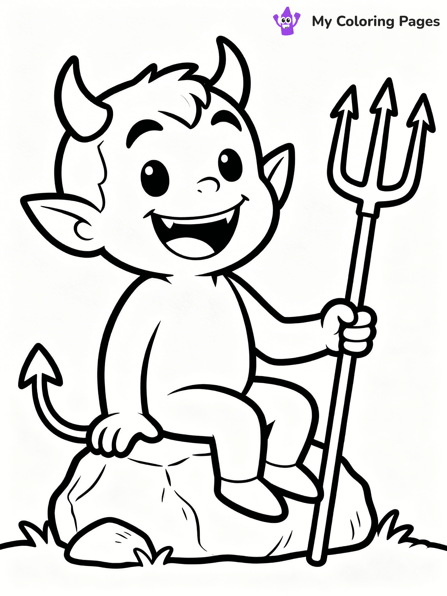 Devil Coloring Pages - 77