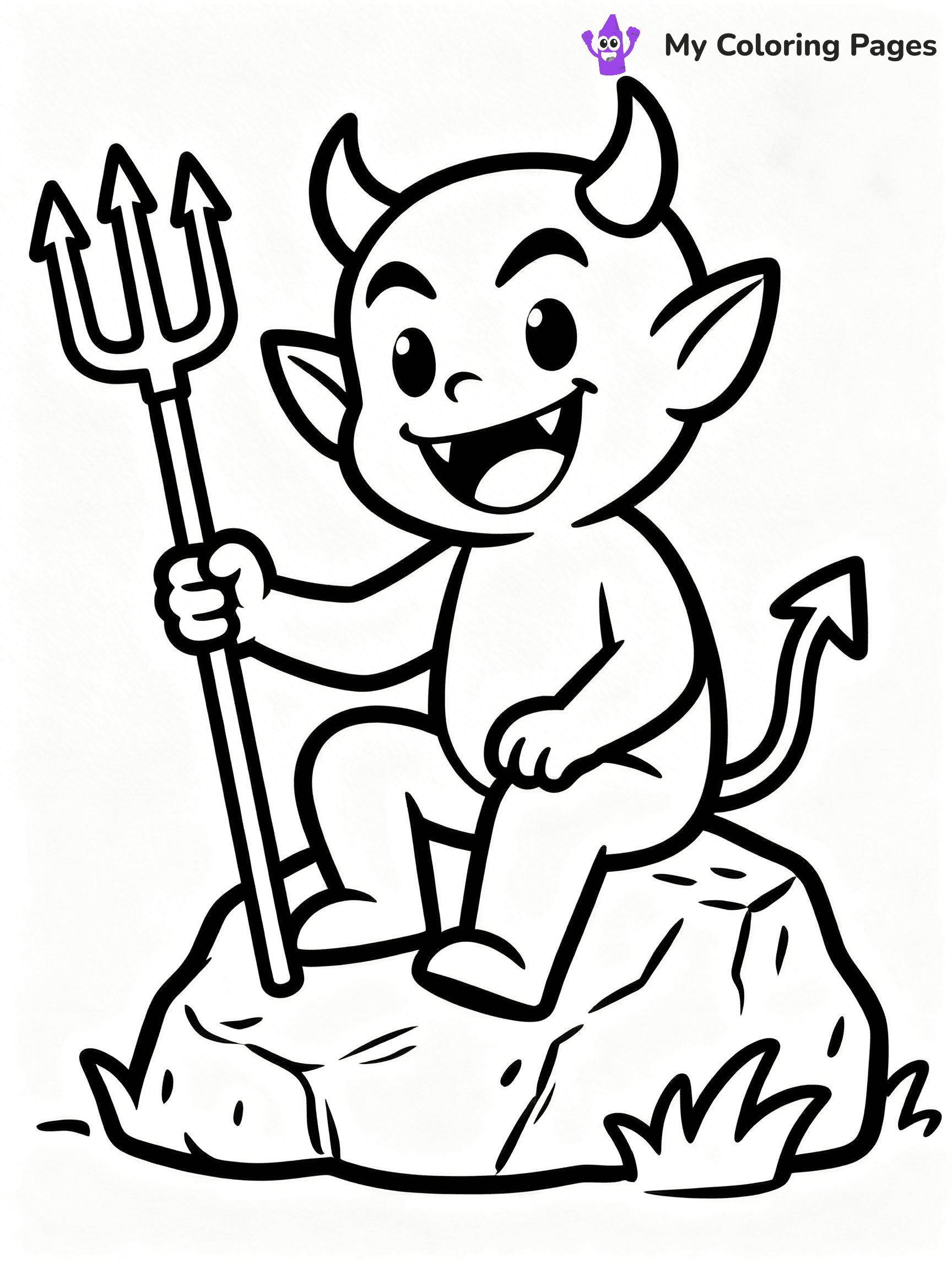 Devil Coloring Pages - 76