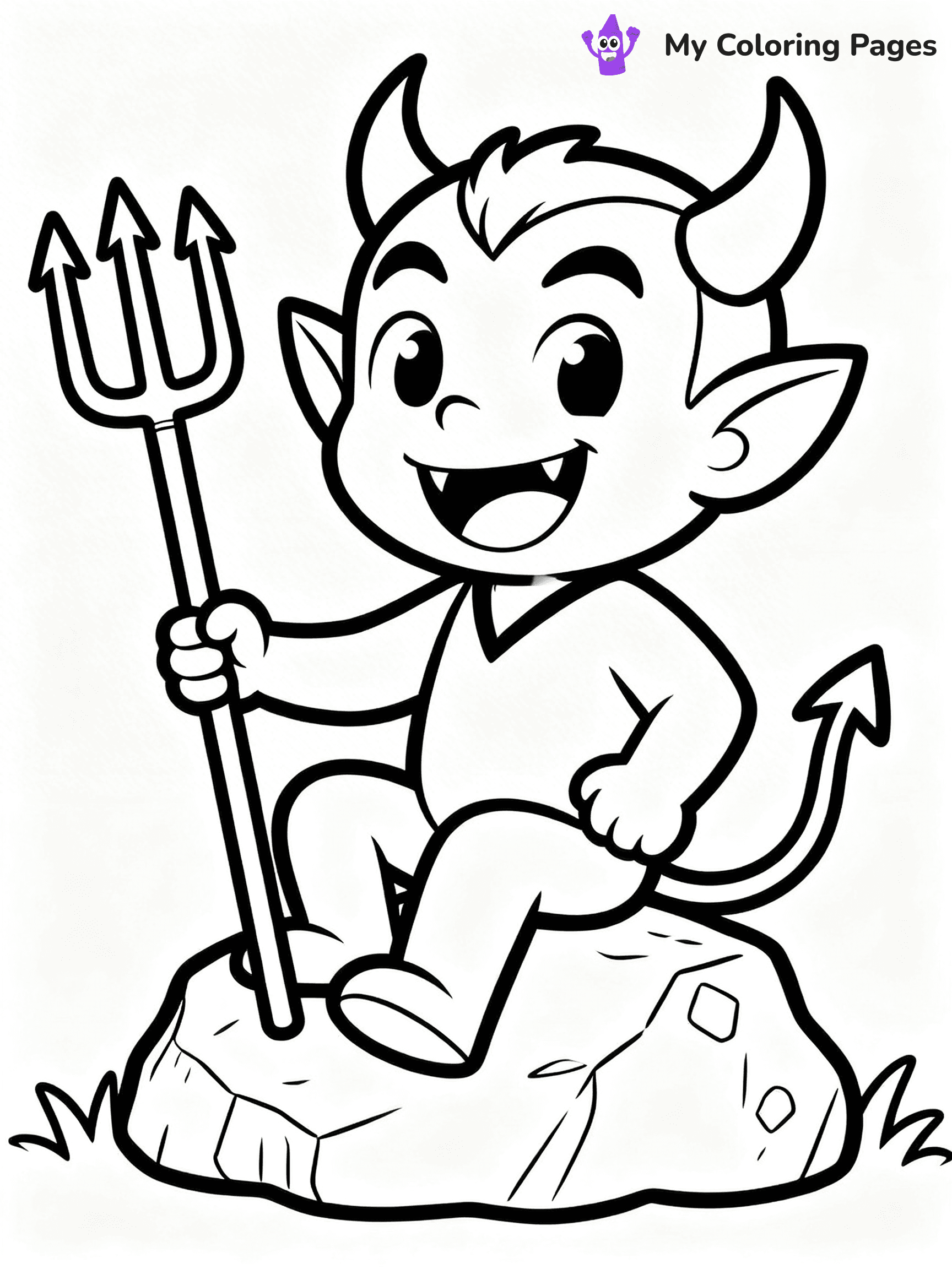 Devil Coloring Pages - 75