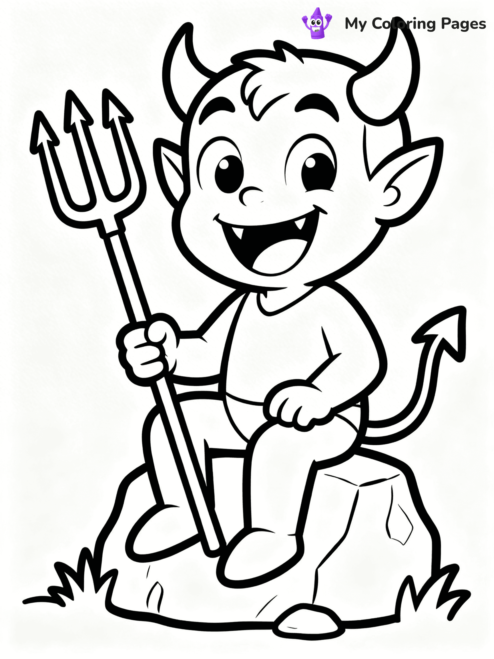 Devil Coloring Pages - 73