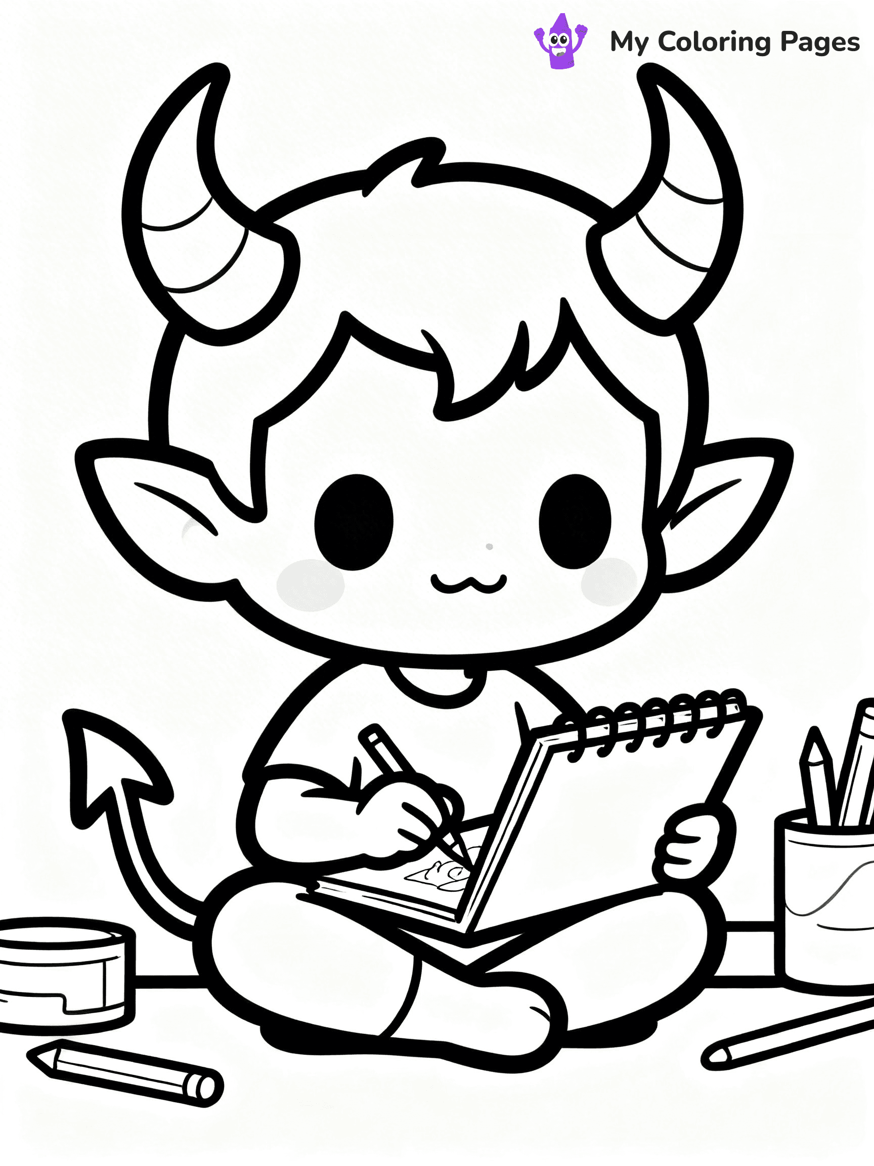 Devil Coloring Pages - 65