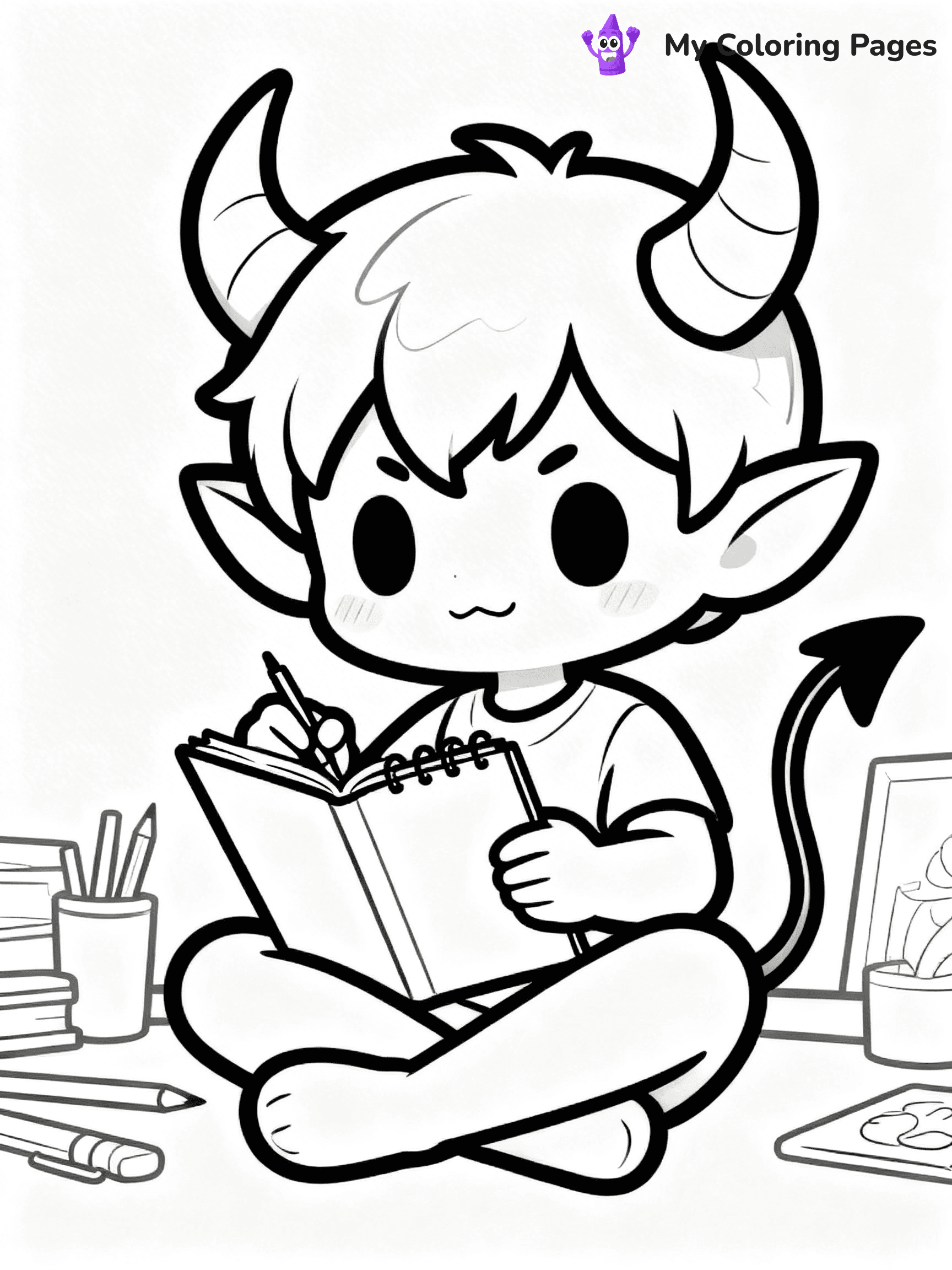 Devil Coloring Pages - 59
