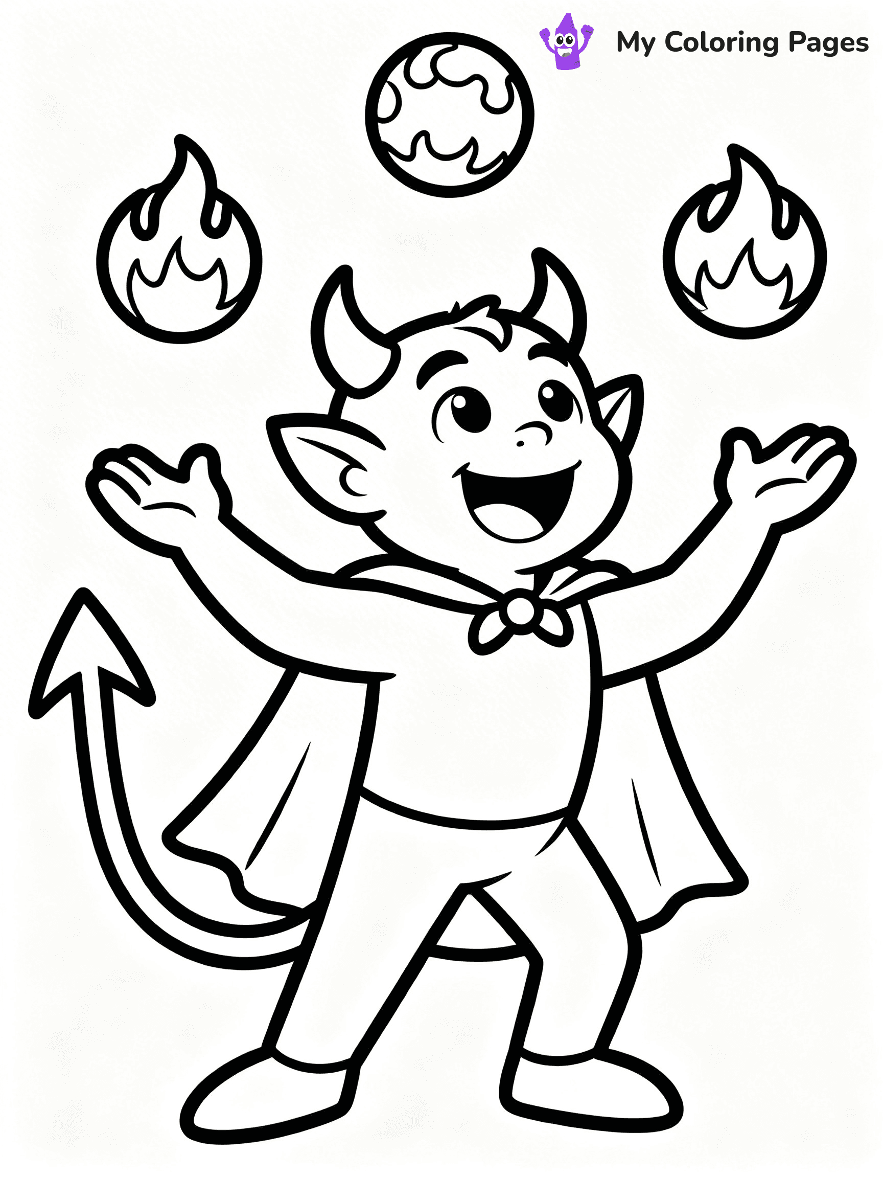 Devil Coloring Pages - 51