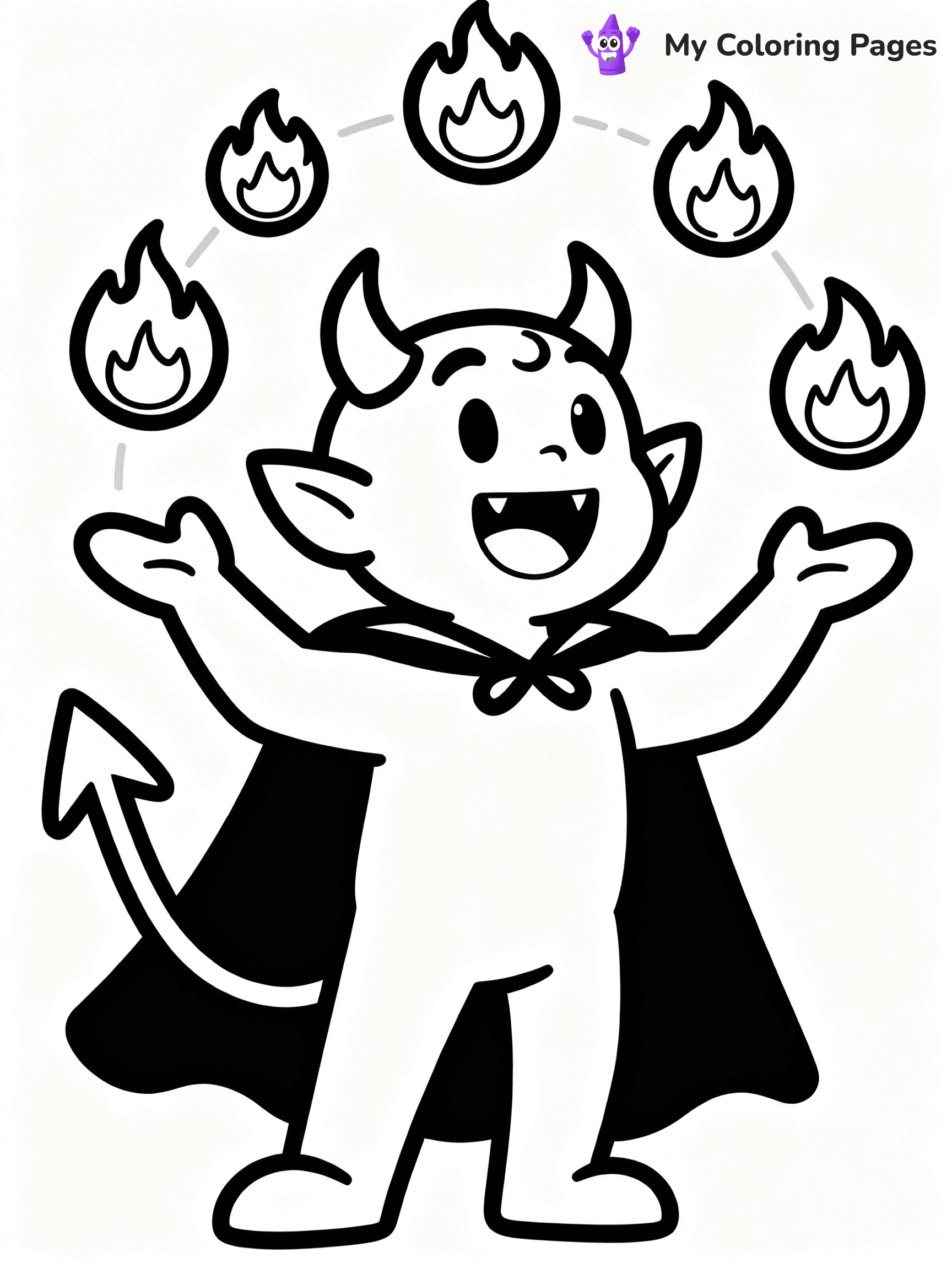 Devil Coloring Pages - 50
