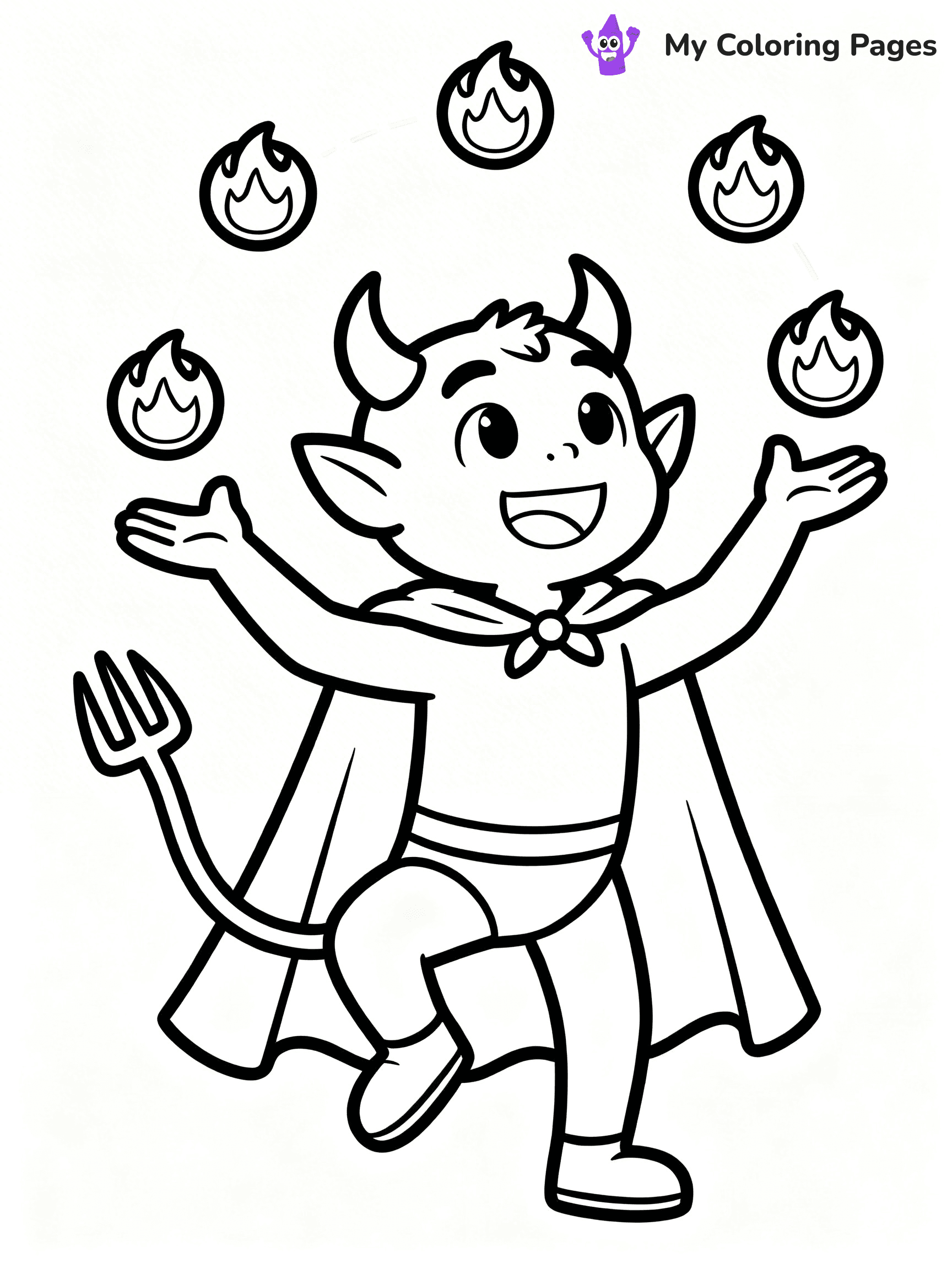 Devil Coloring Pages - 47