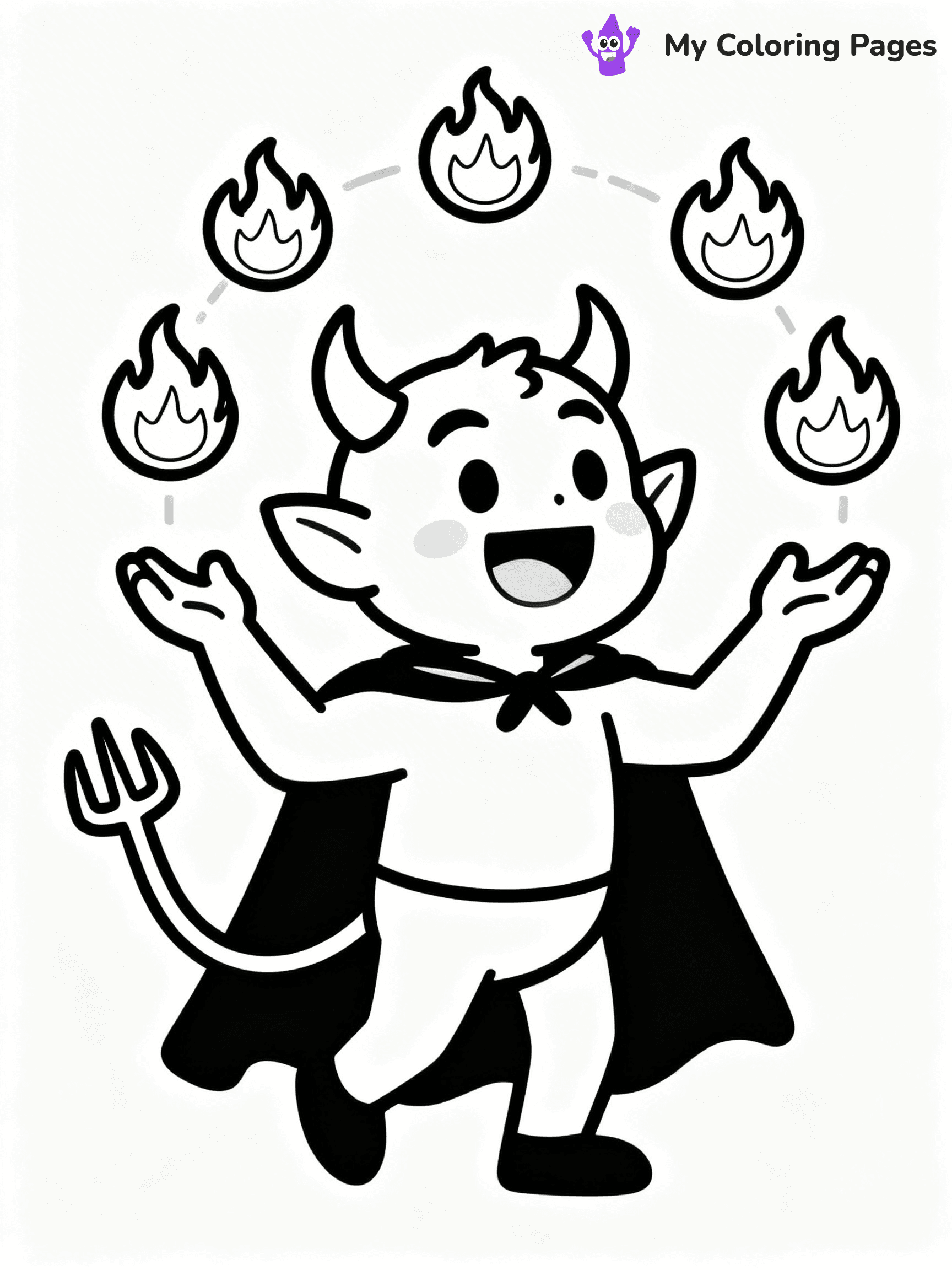 Devil Coloring Pages - 45