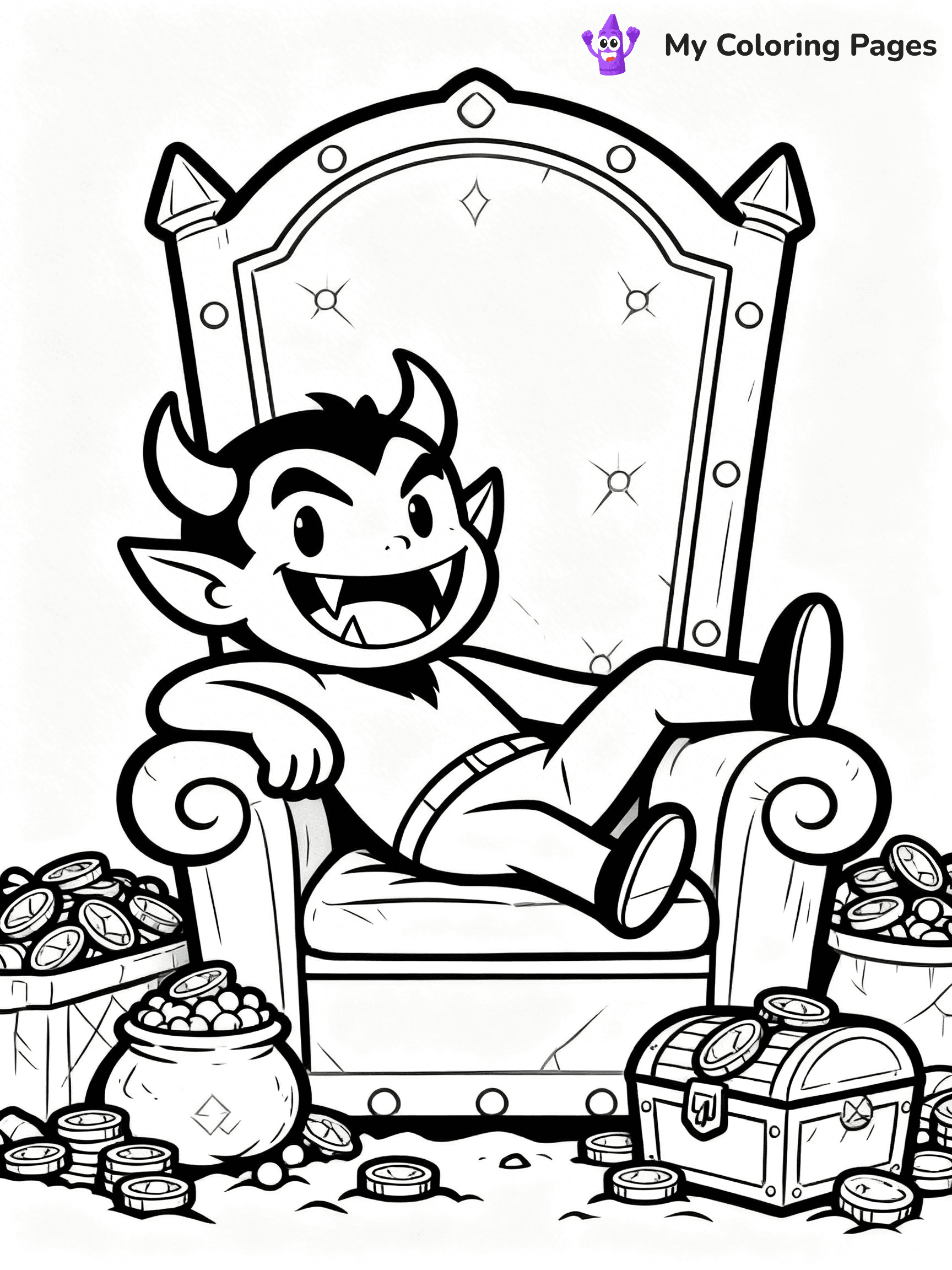Devil Coloring Pages - 44