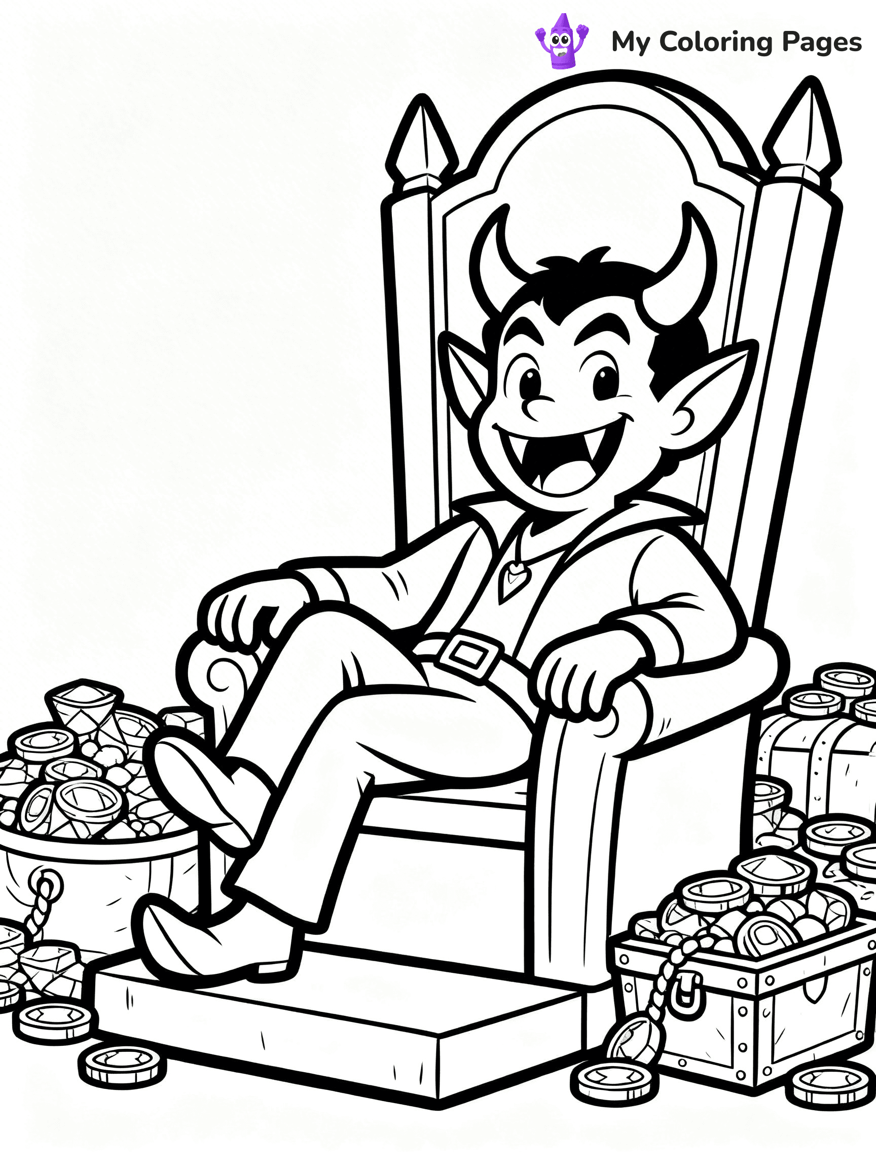 Devil Coloring Pages - 41