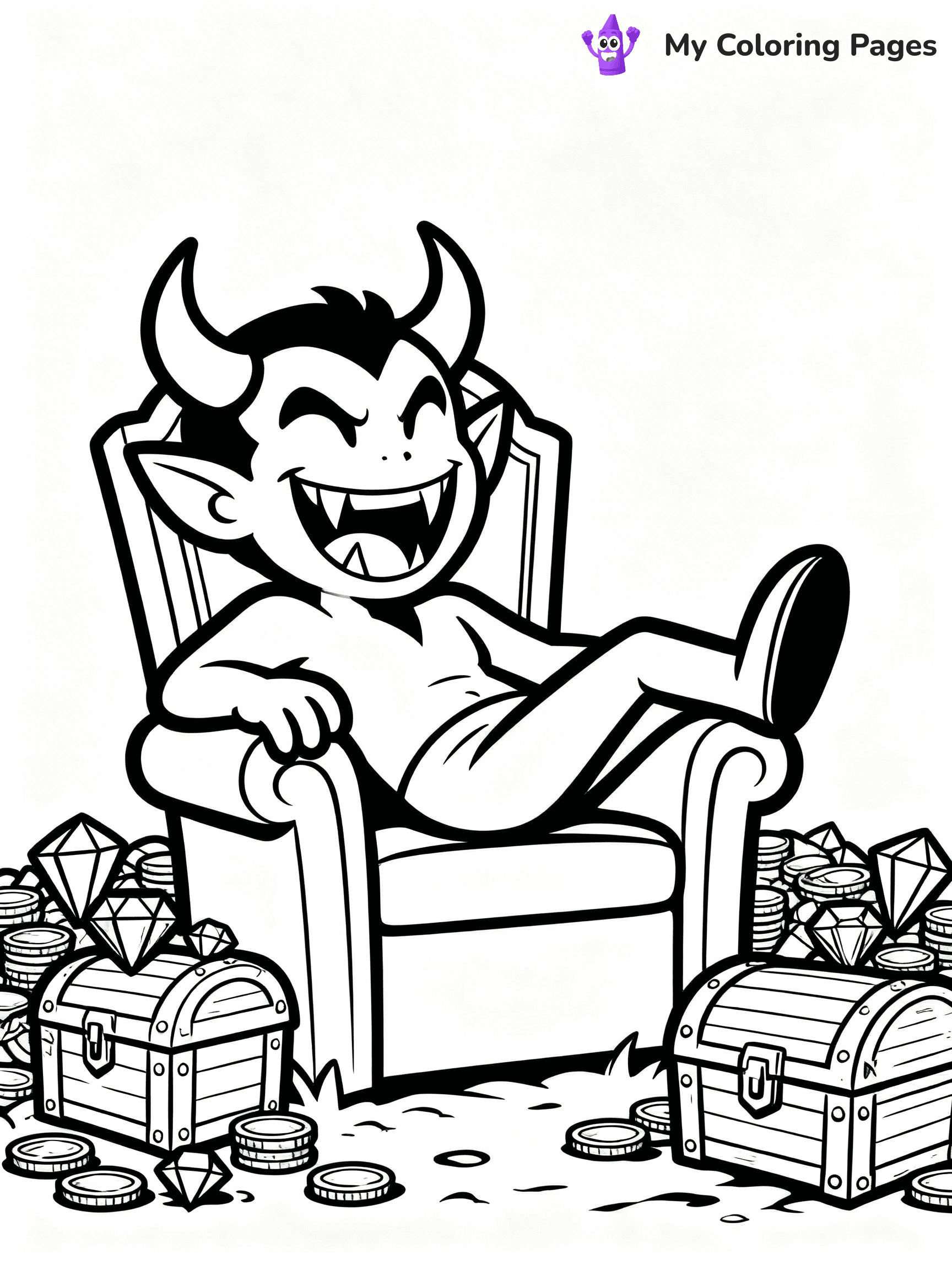 Devil Coloring Pages - 40