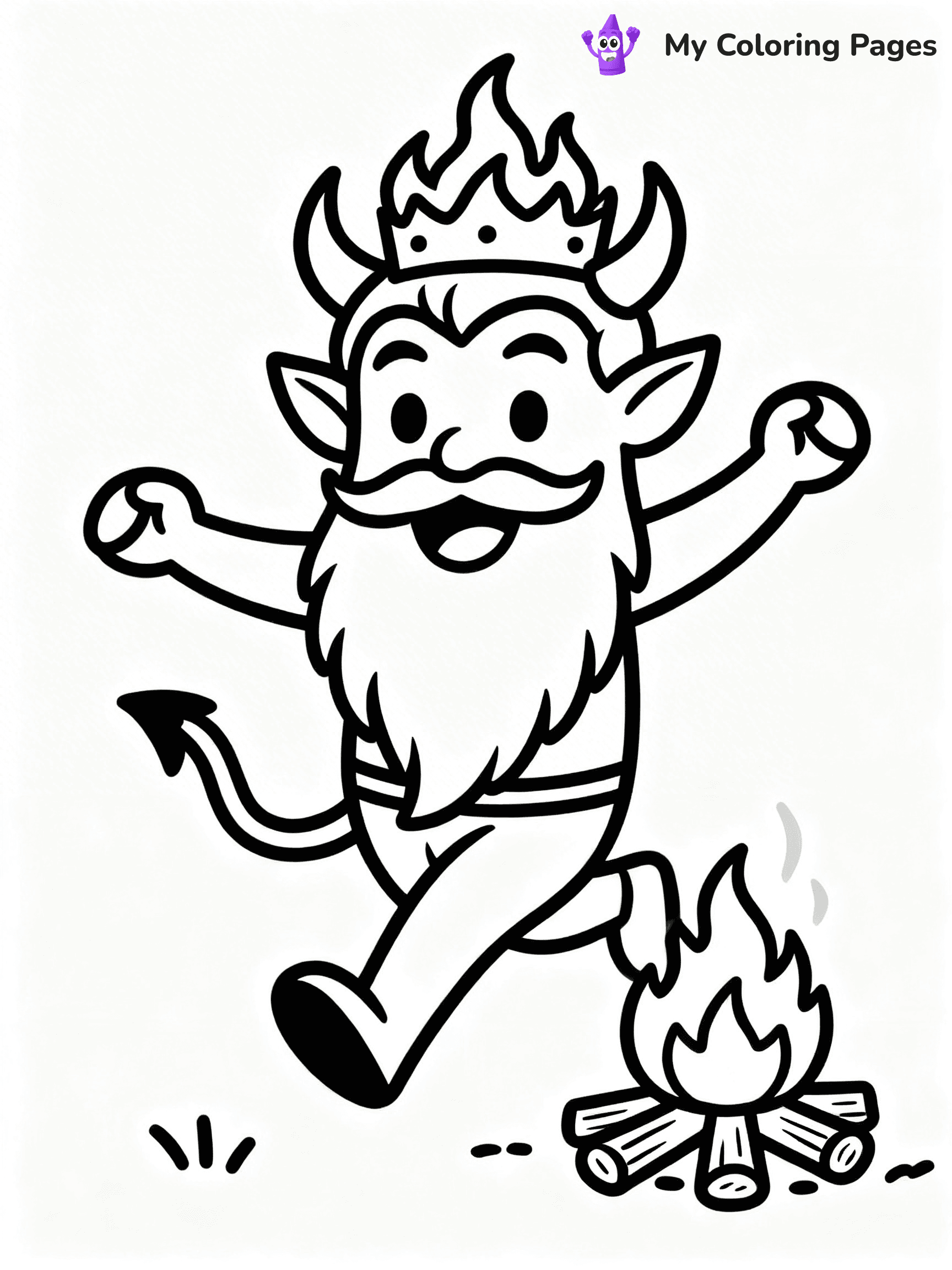 Devil Coloring Pages - 35