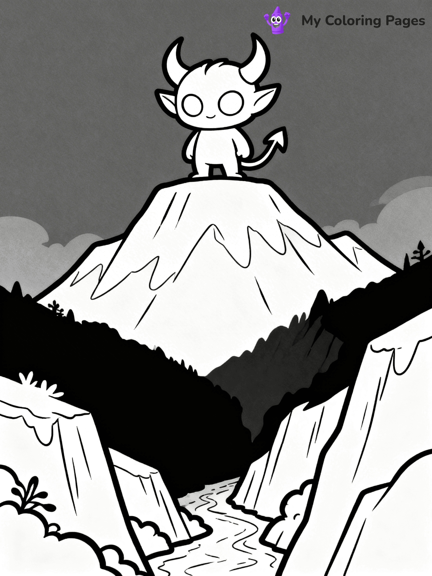 Devil Coloring Pages - 24