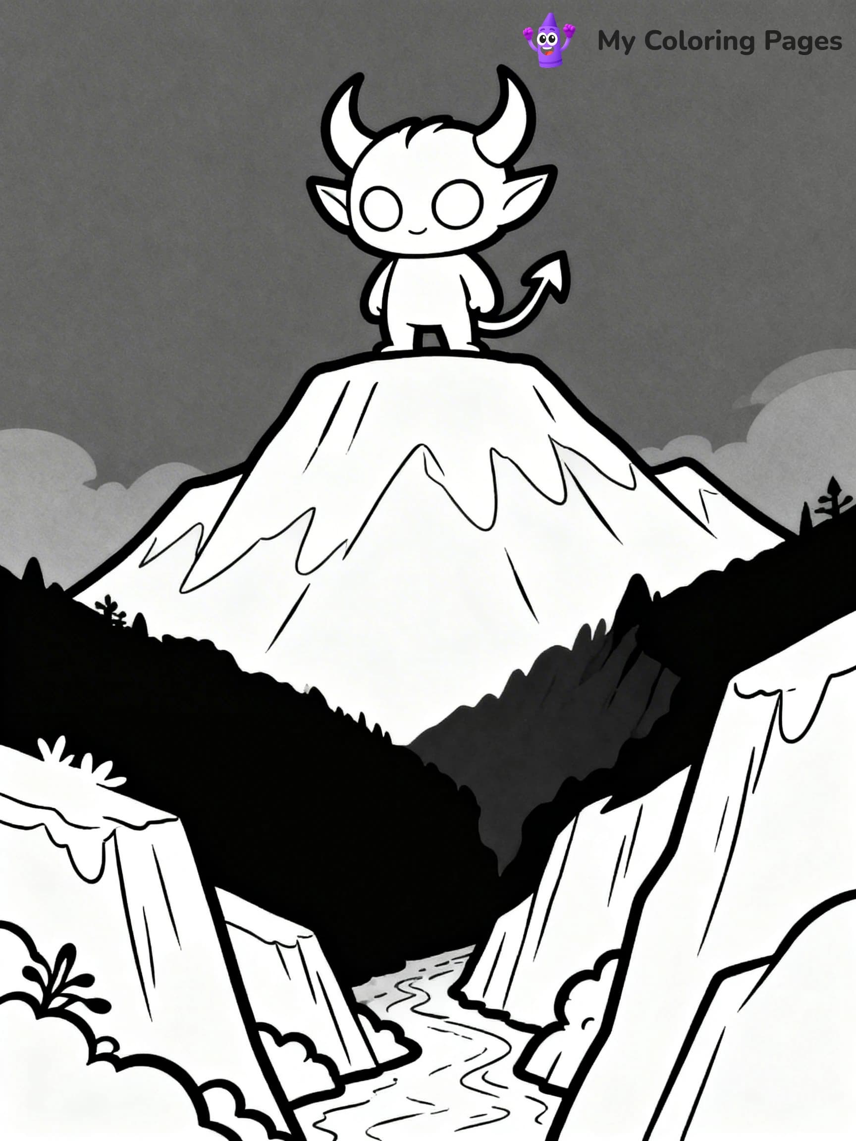 Devil Coloring Pages - 24