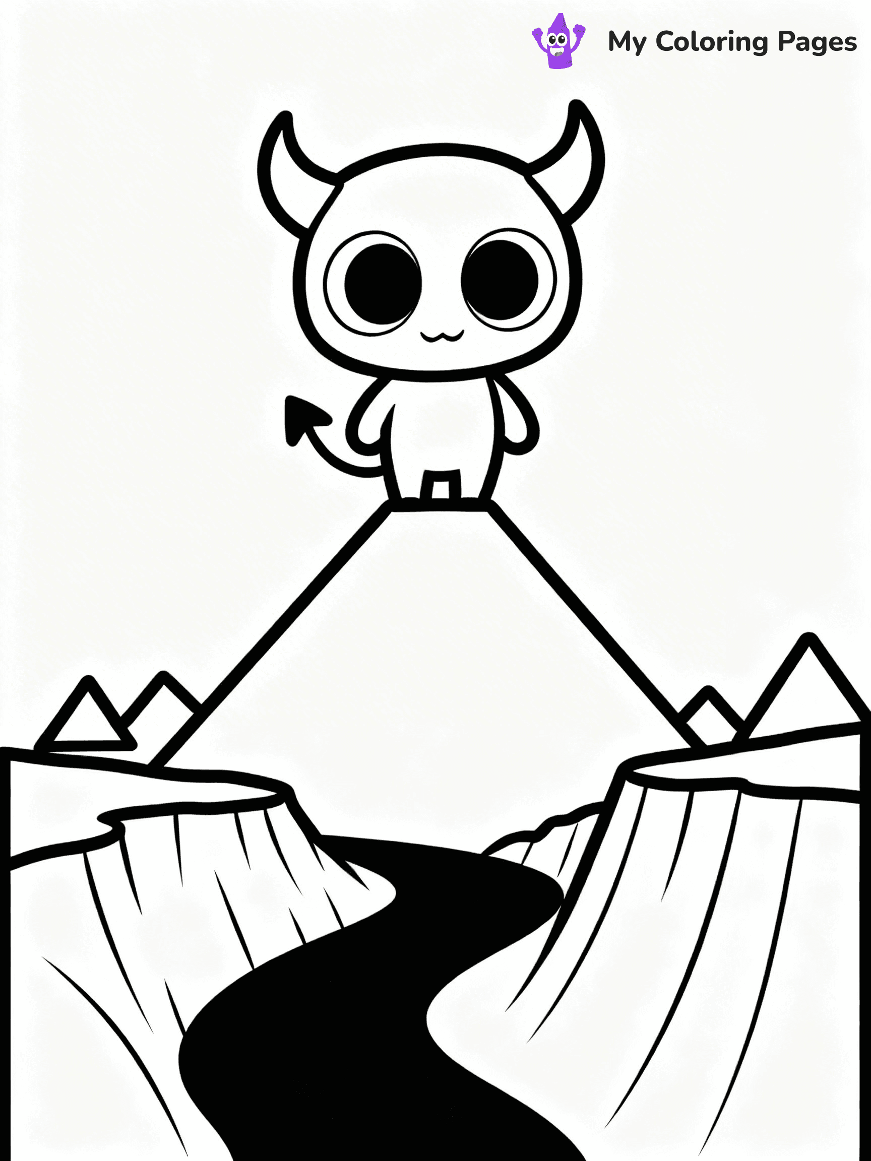 Devil Coloring Pages - 23