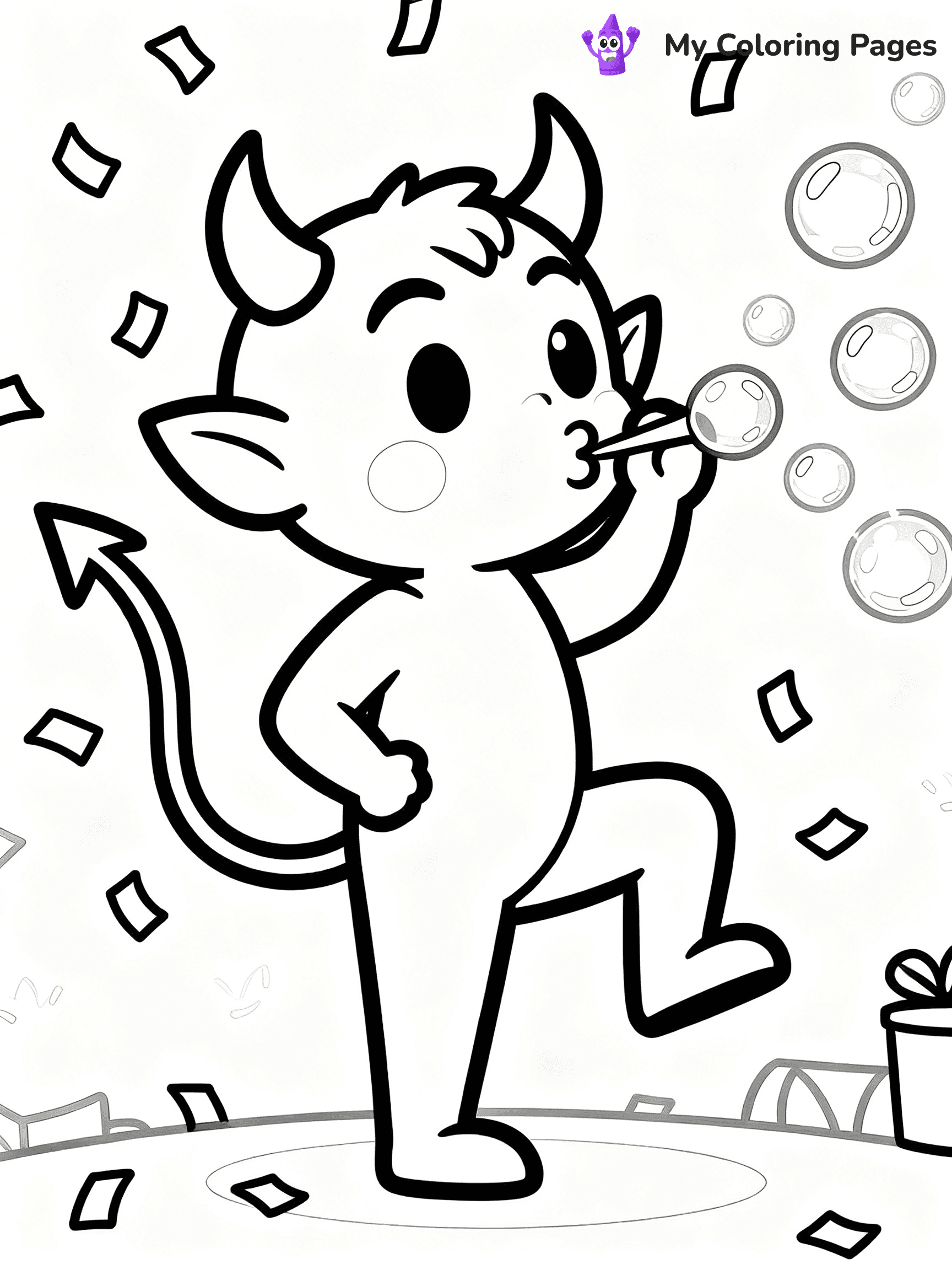 Devil Coloring Pages - 19