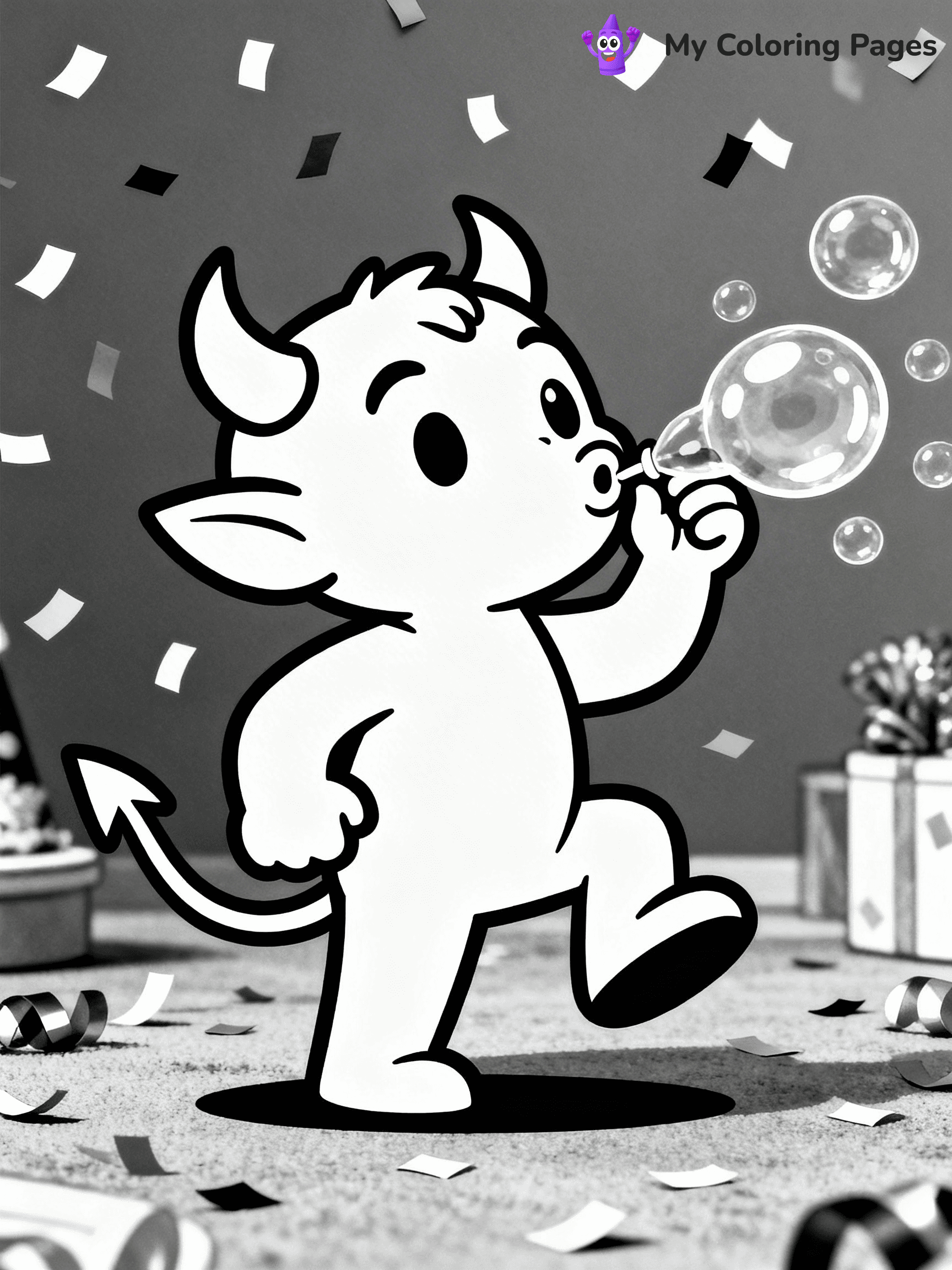 Devil Coloring Pages - 17