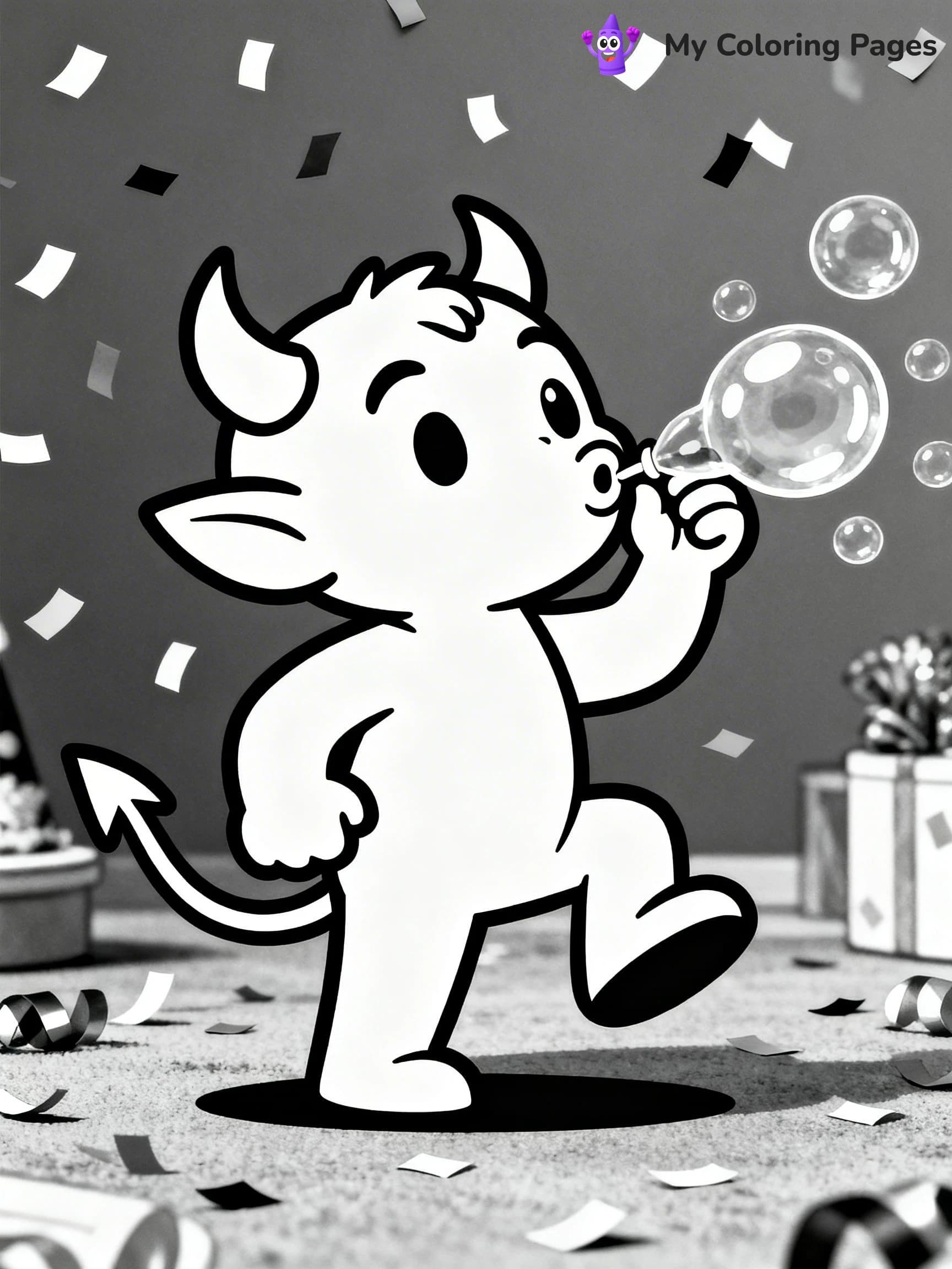 Devil Coloring Pages - 17