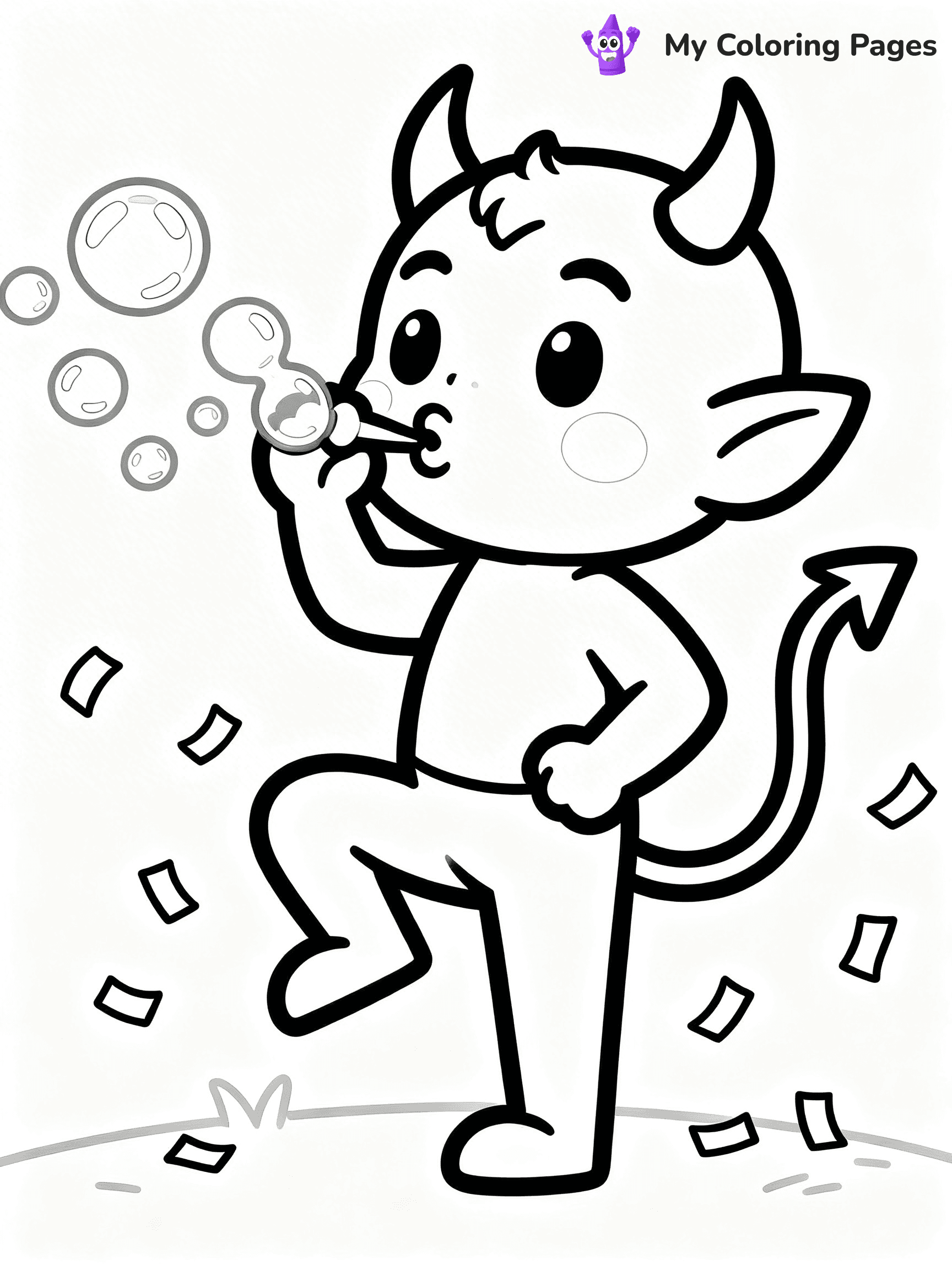 Devil Coloring Pages - 16