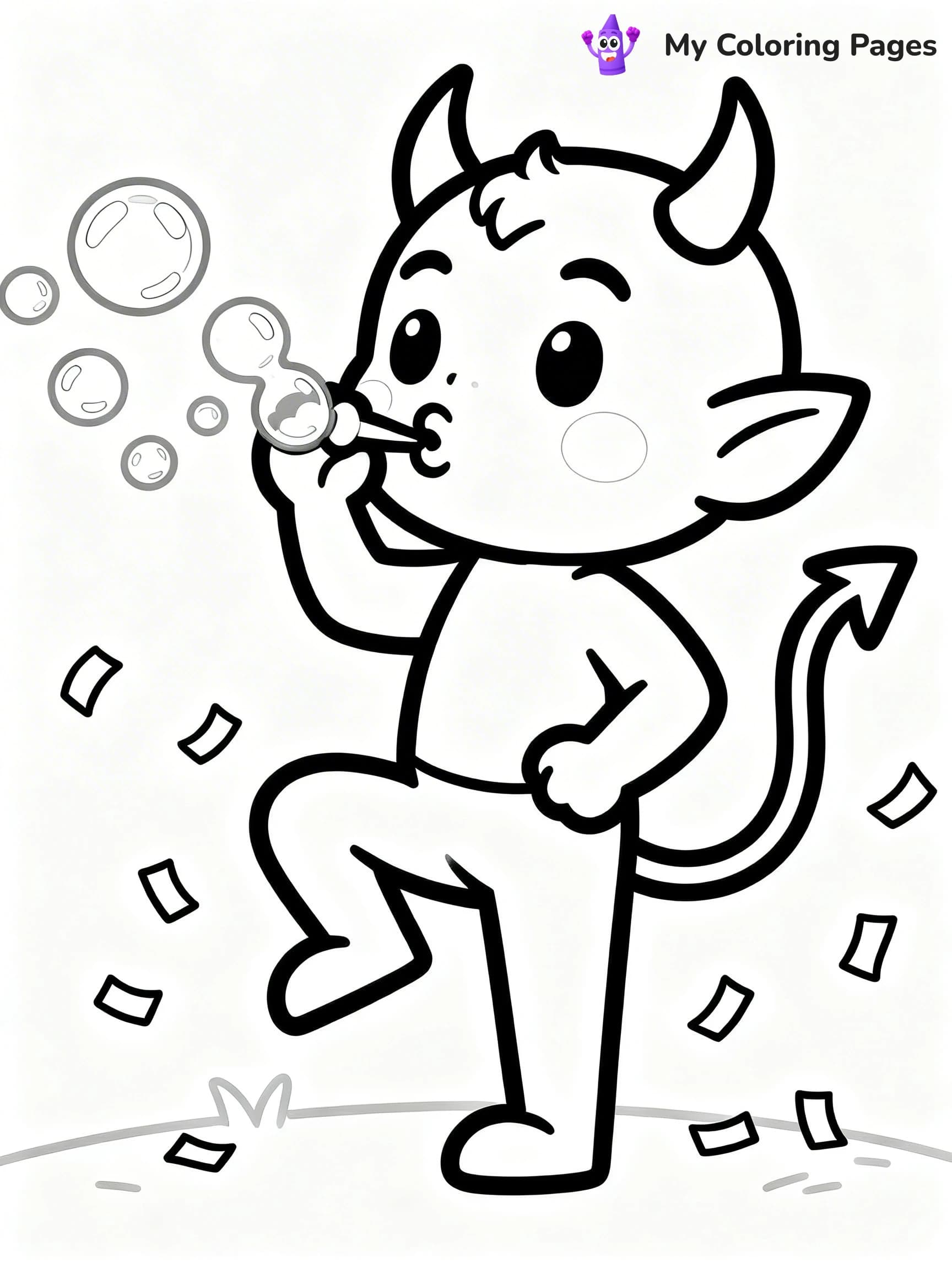 Devil Coloring Pages - 16