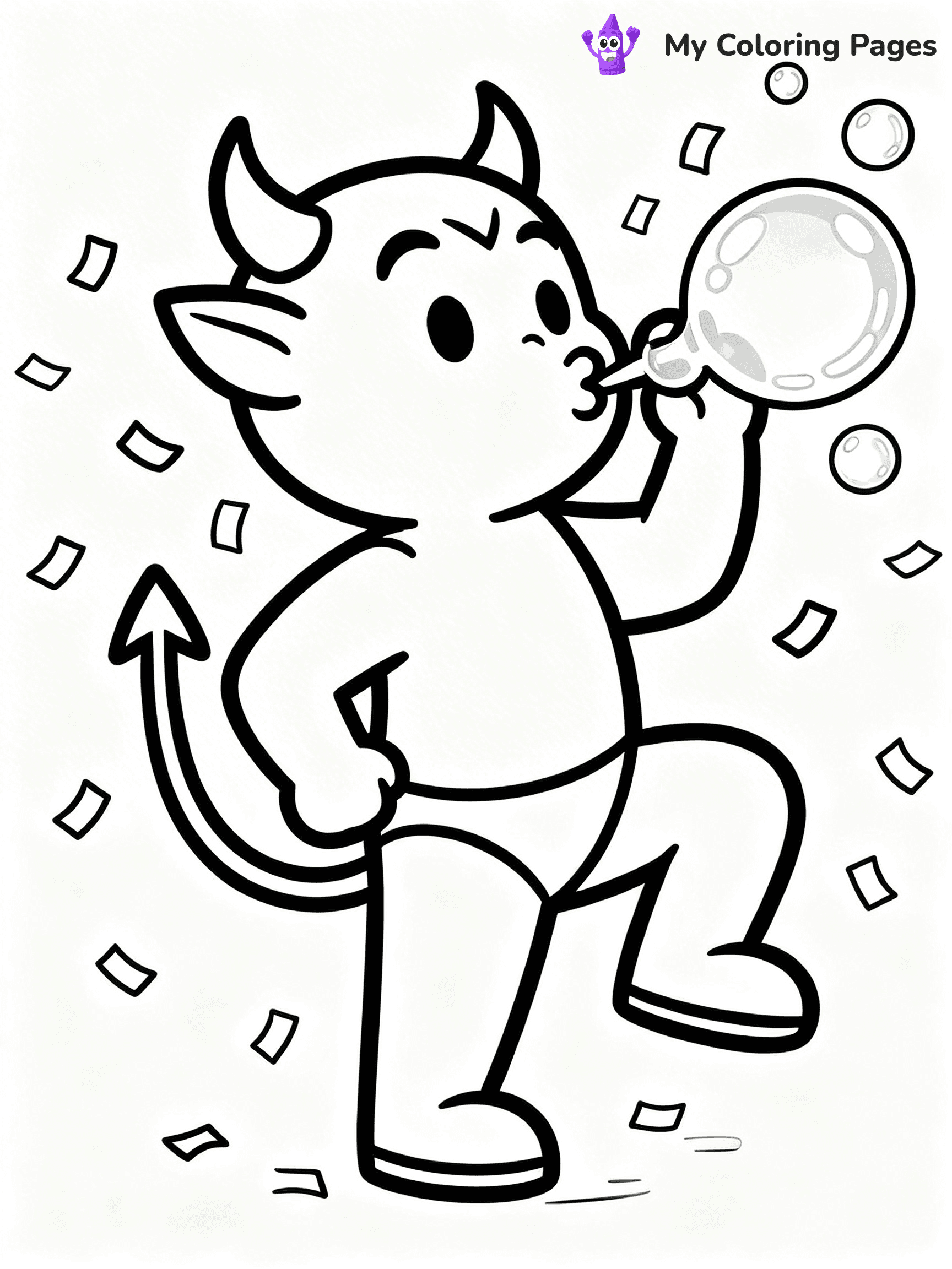 Devil Coloring Pages - 15