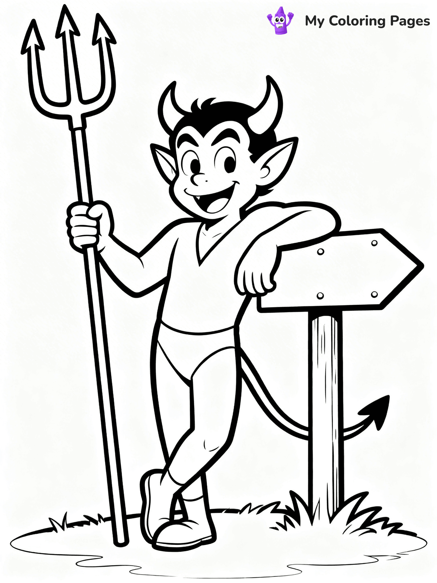 Devil Coloring Pages - 14