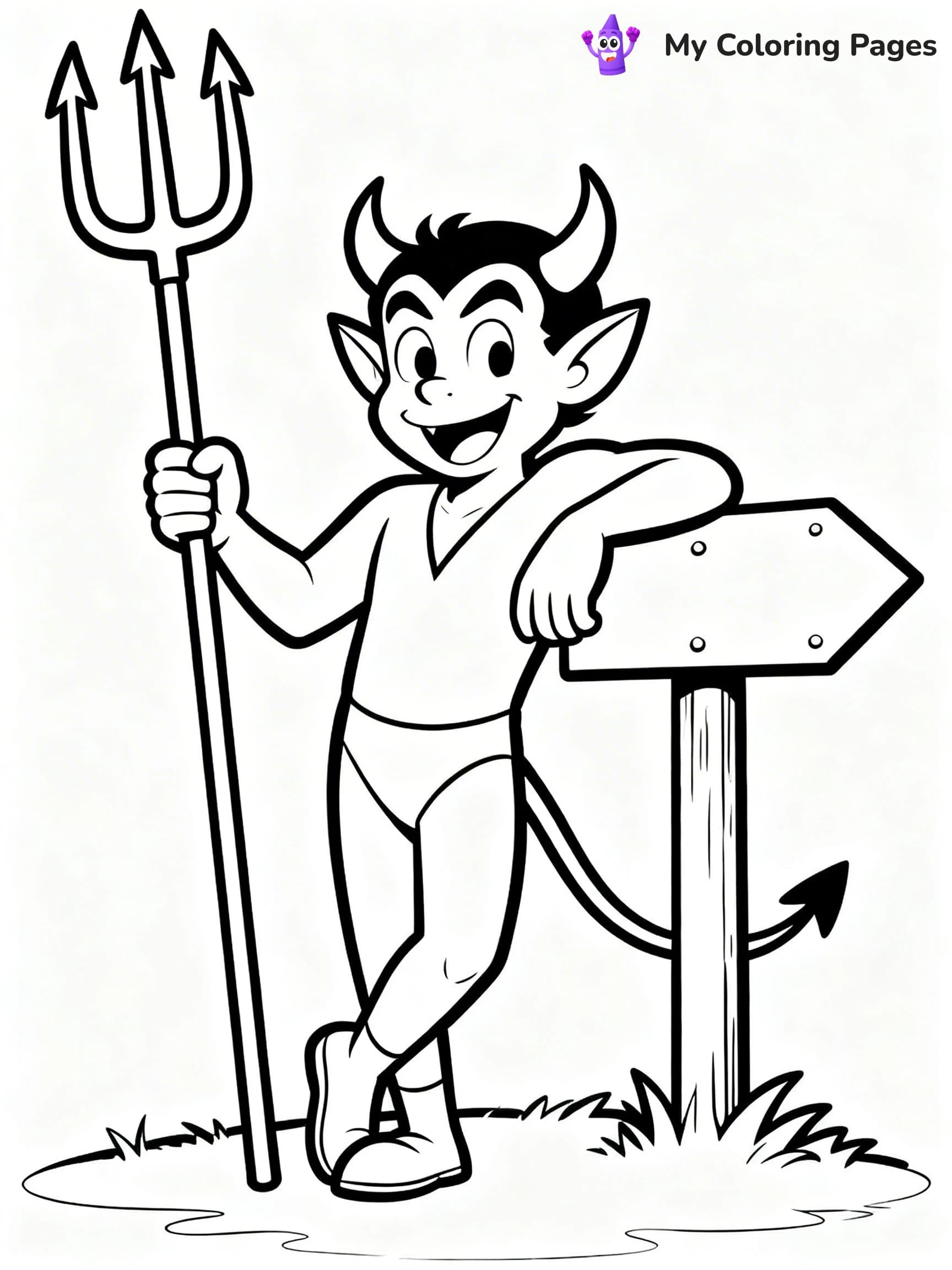 Devil Coloring Pages - 14