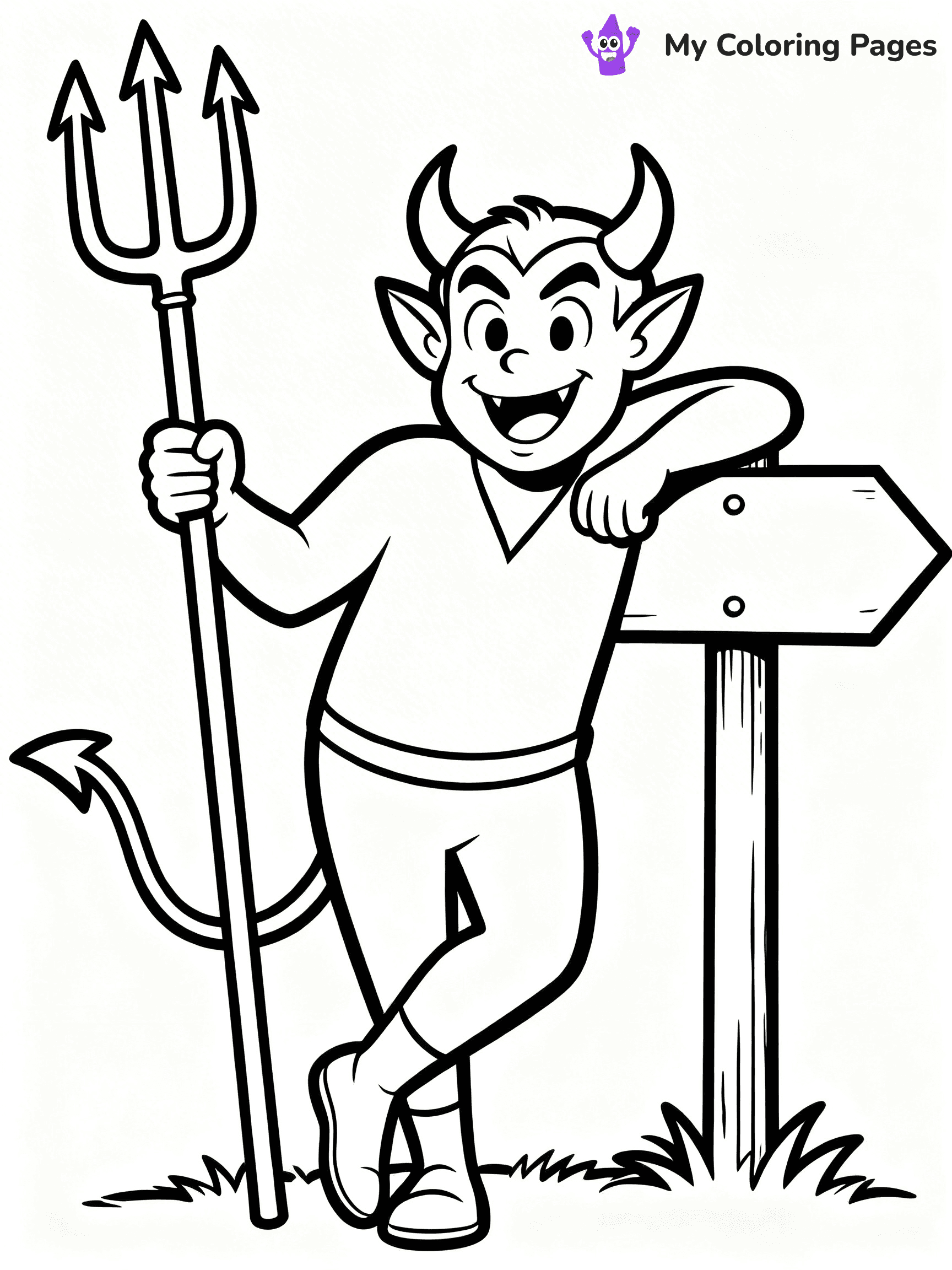 Devil Coloring Pages - 13