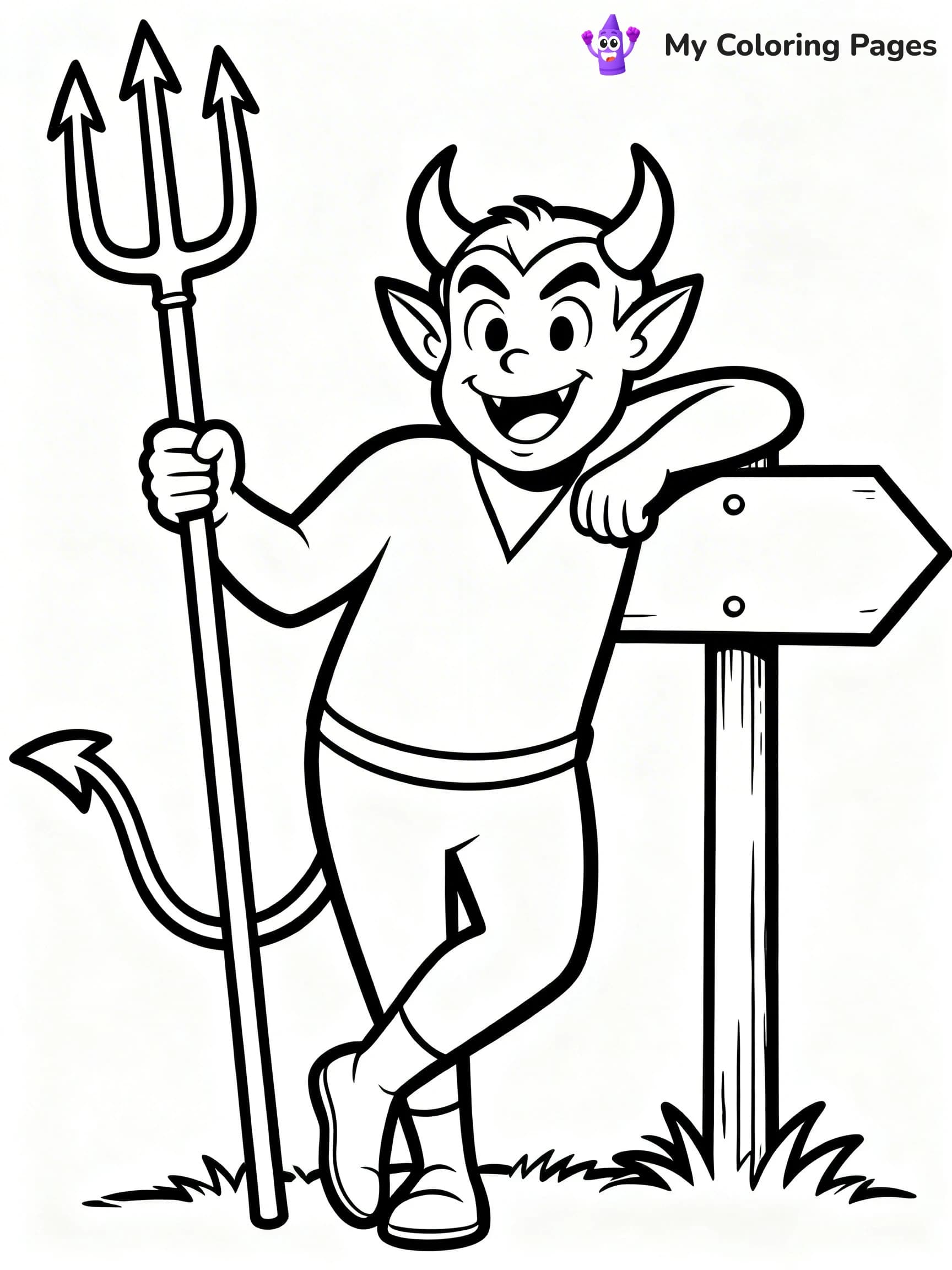 Devil Coloring Pages - 13