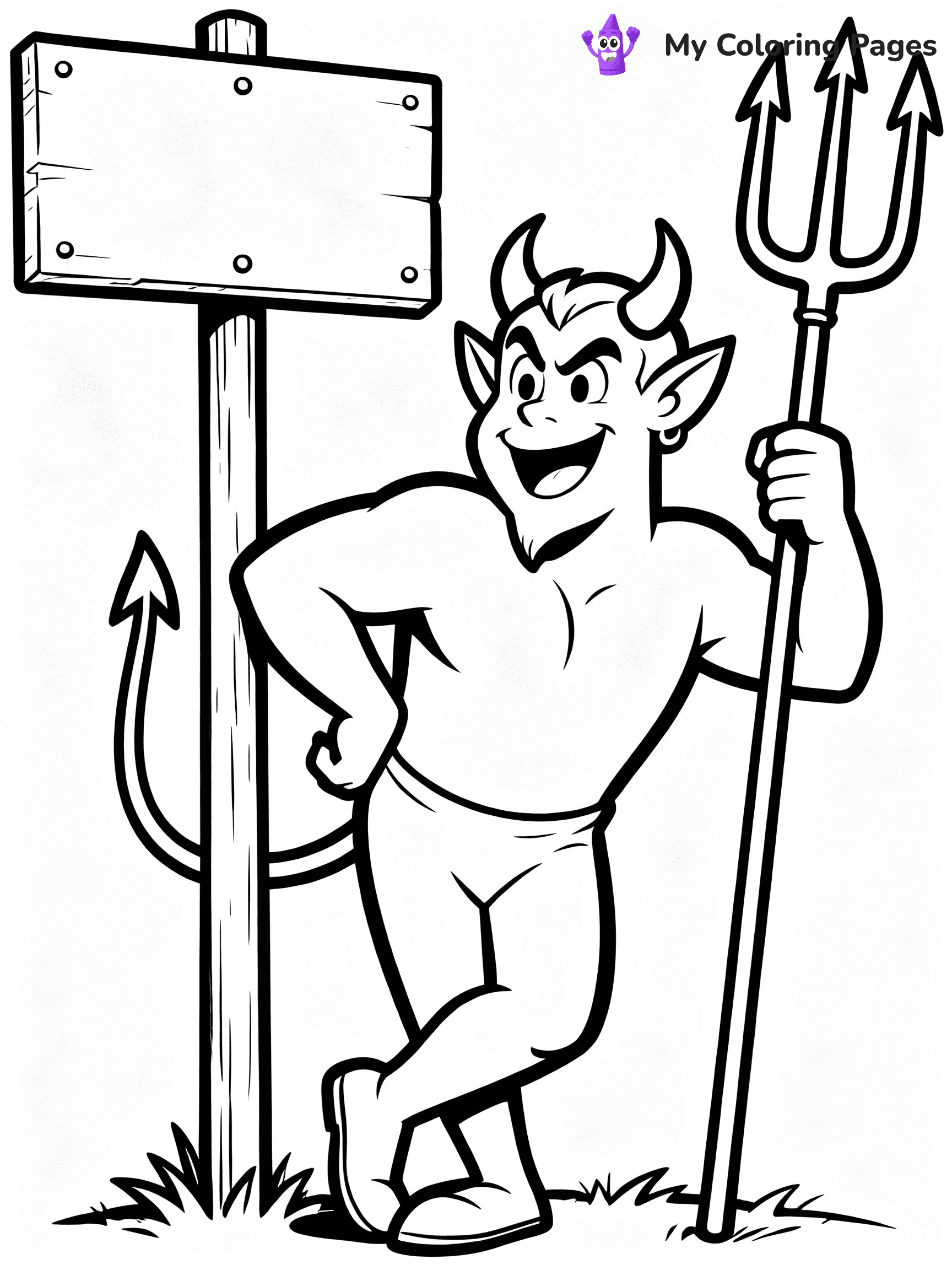 Devil Coloring Pages - 12