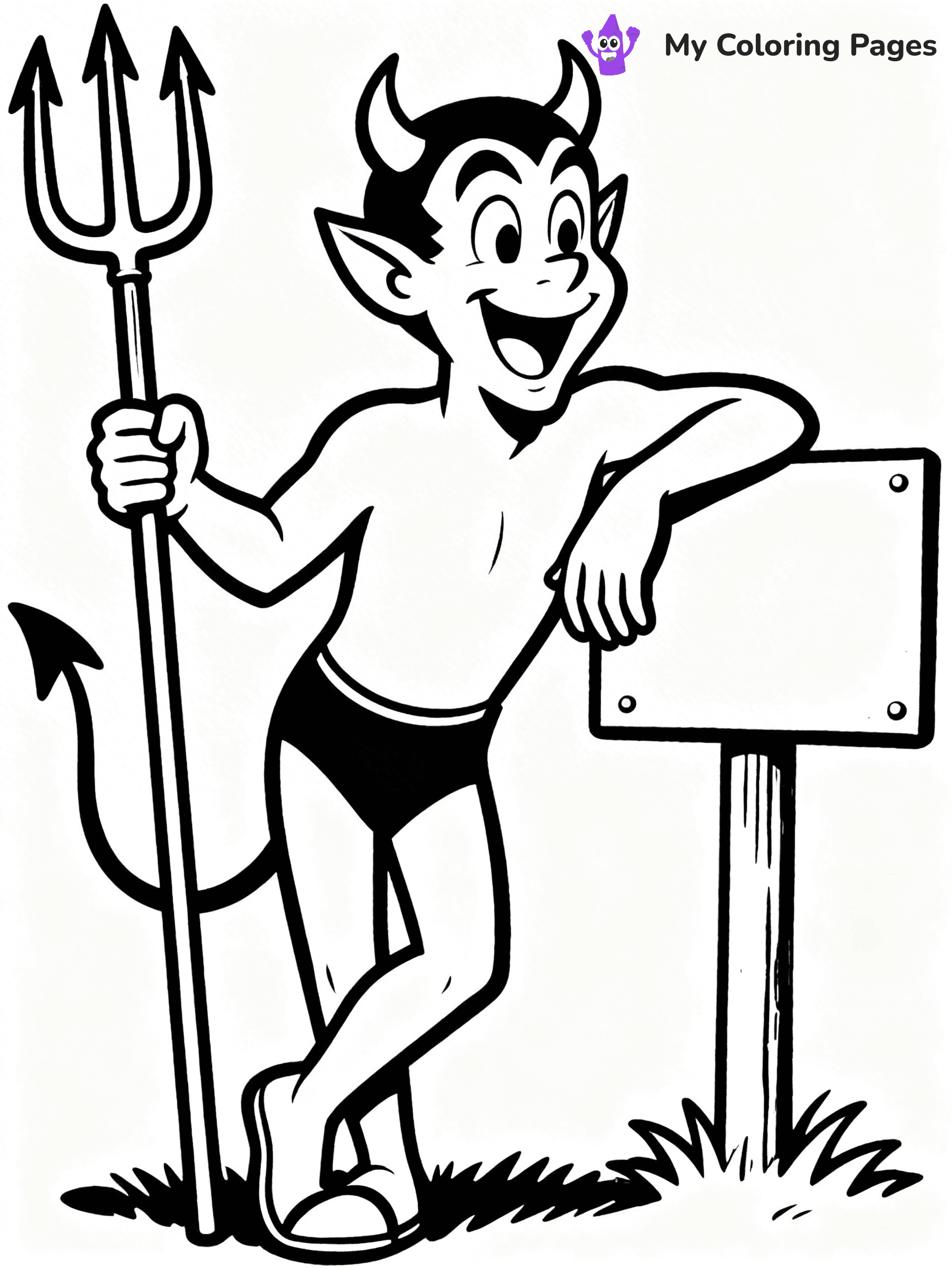 Devil Coloring Pages - 10