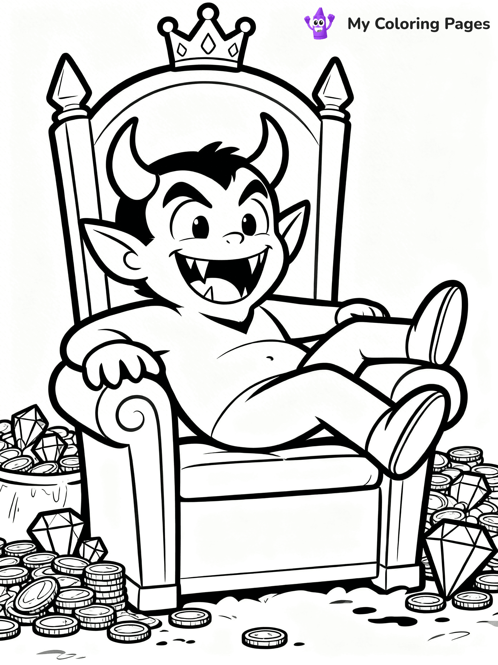 Devil Coloring Pages - 8