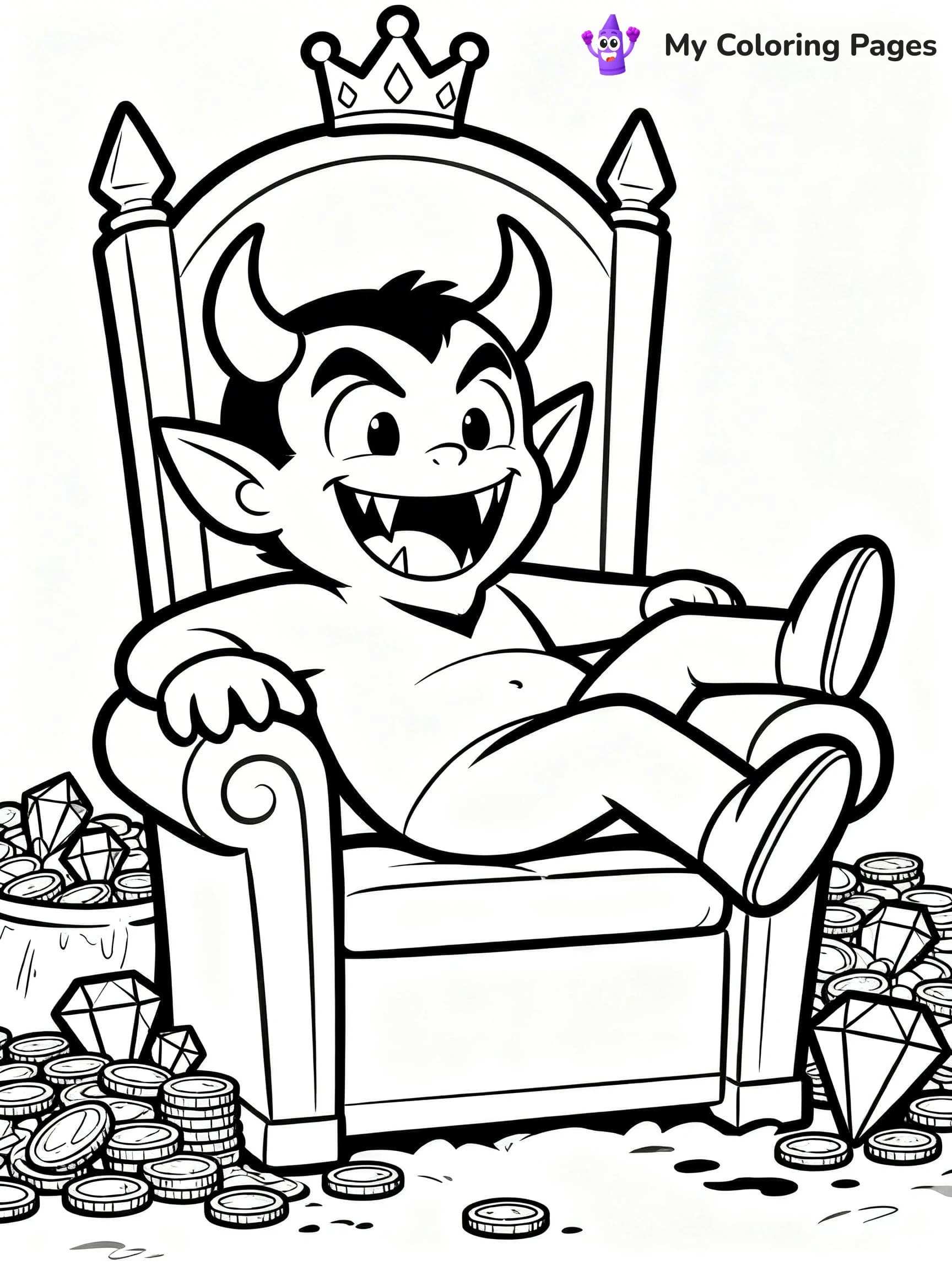 Devil Coloring Pages - 8