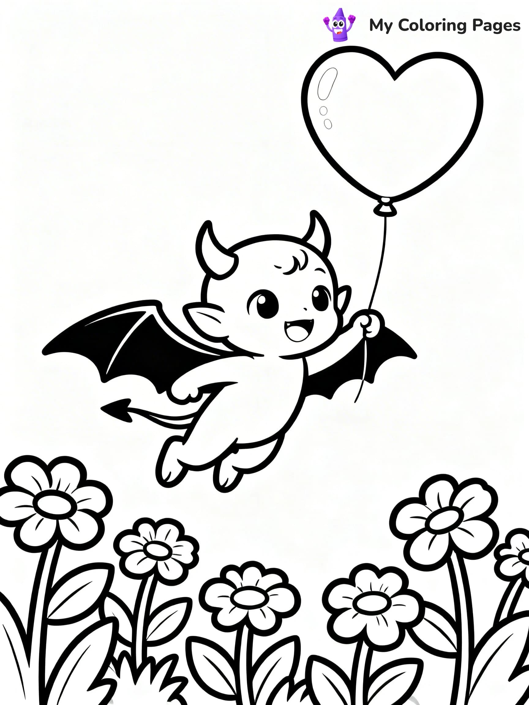Devil Coloring Pages - 1