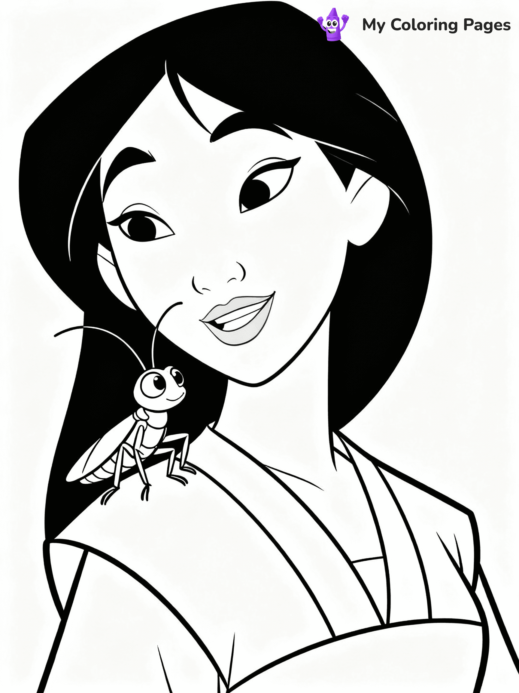 Mulan Coloring Pages - 29