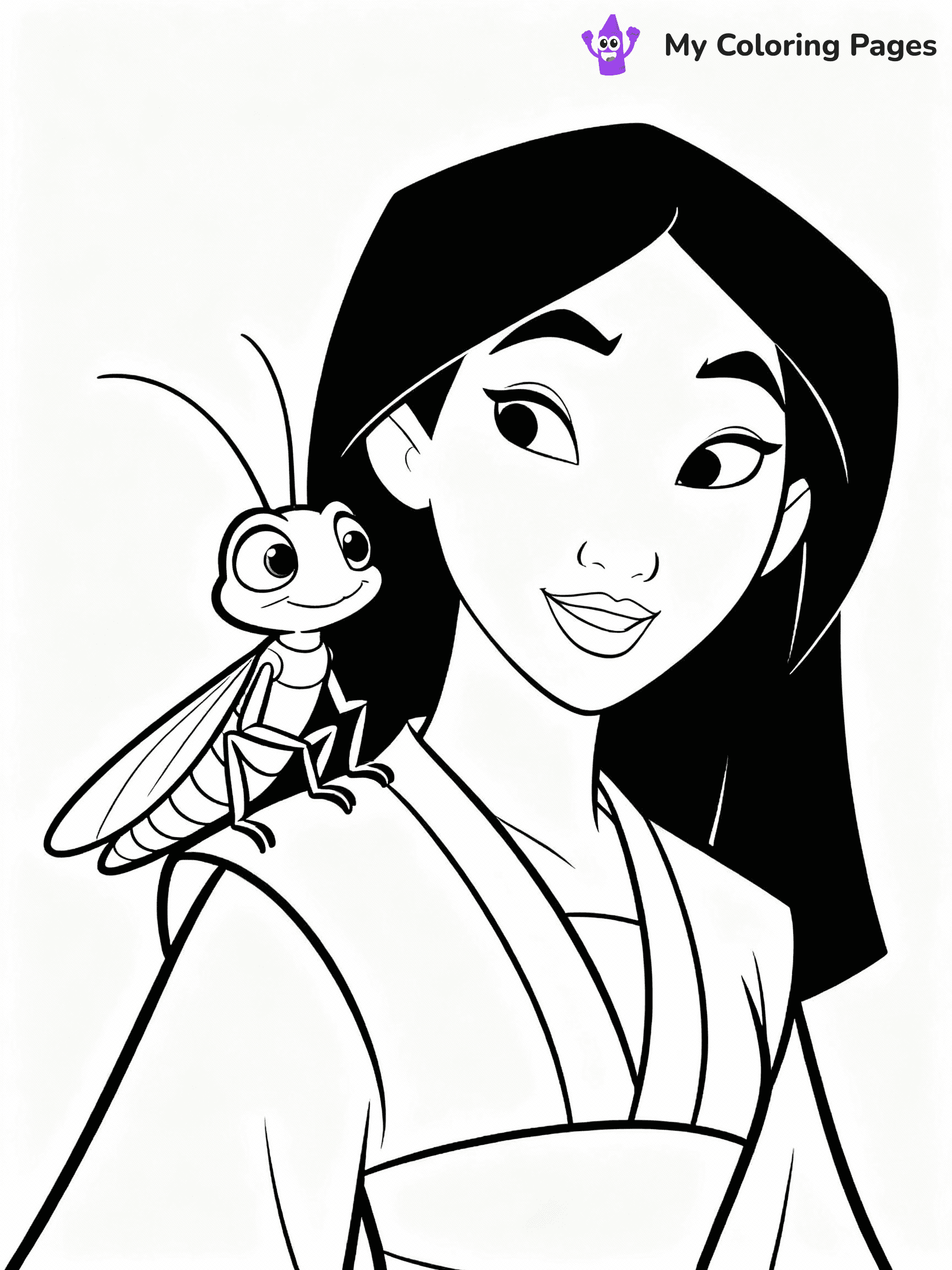 Mulan Coloring Pages - 27