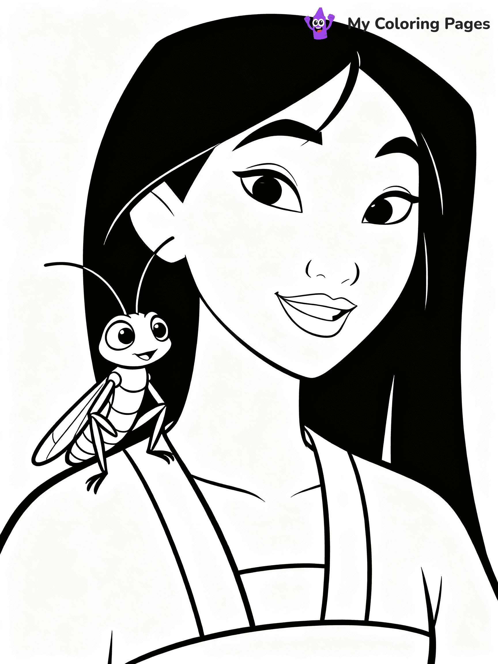 Mulan Coloring Pages - 26