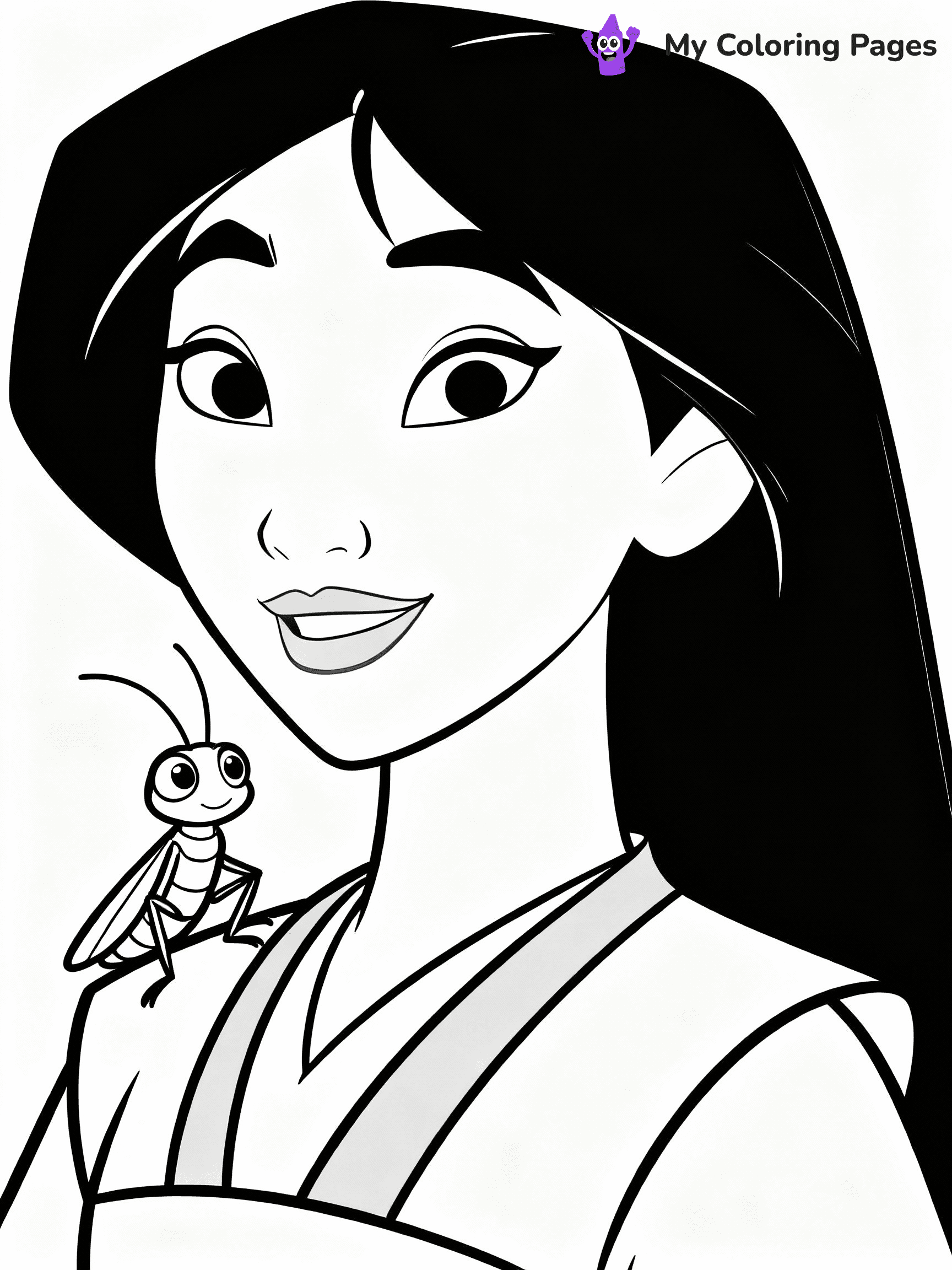 Mulan Coloring Pages - 25