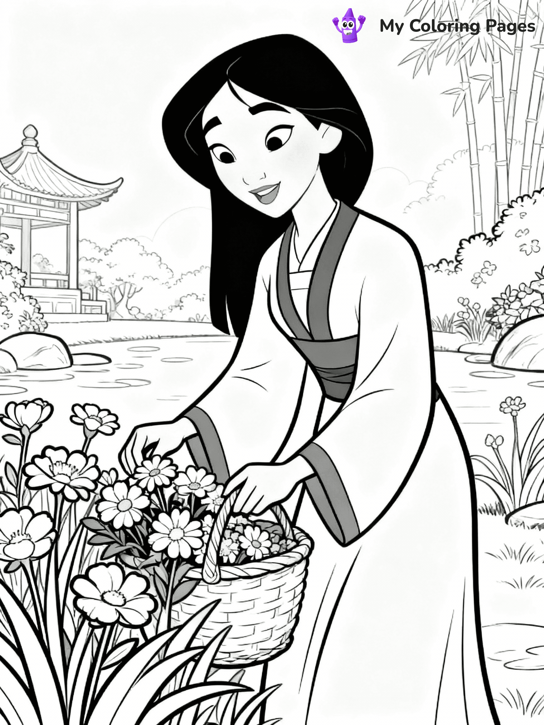 Mulan Coloring Pages - 8
